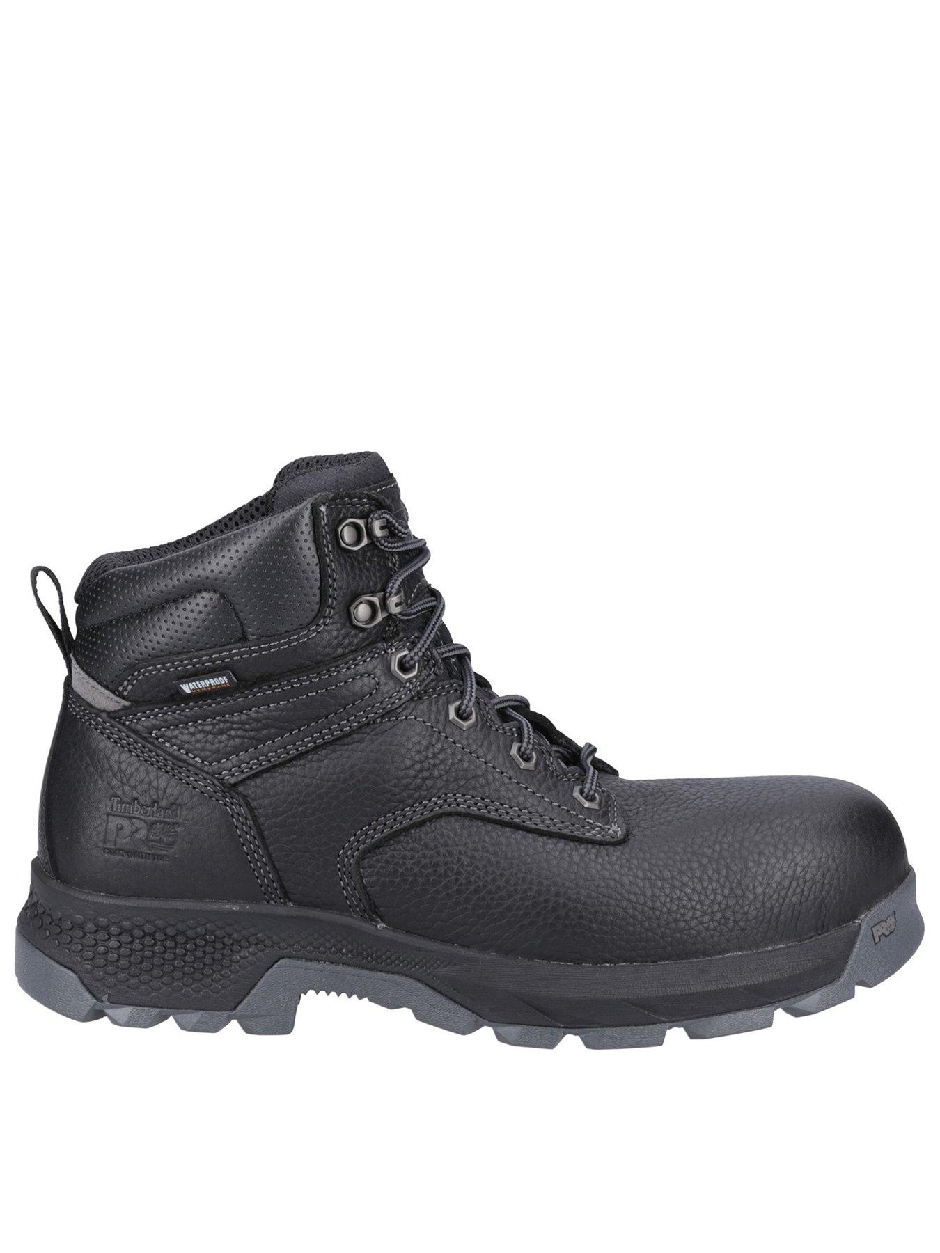  image of timberland-pro-mens-titan-6-inch-boots-black