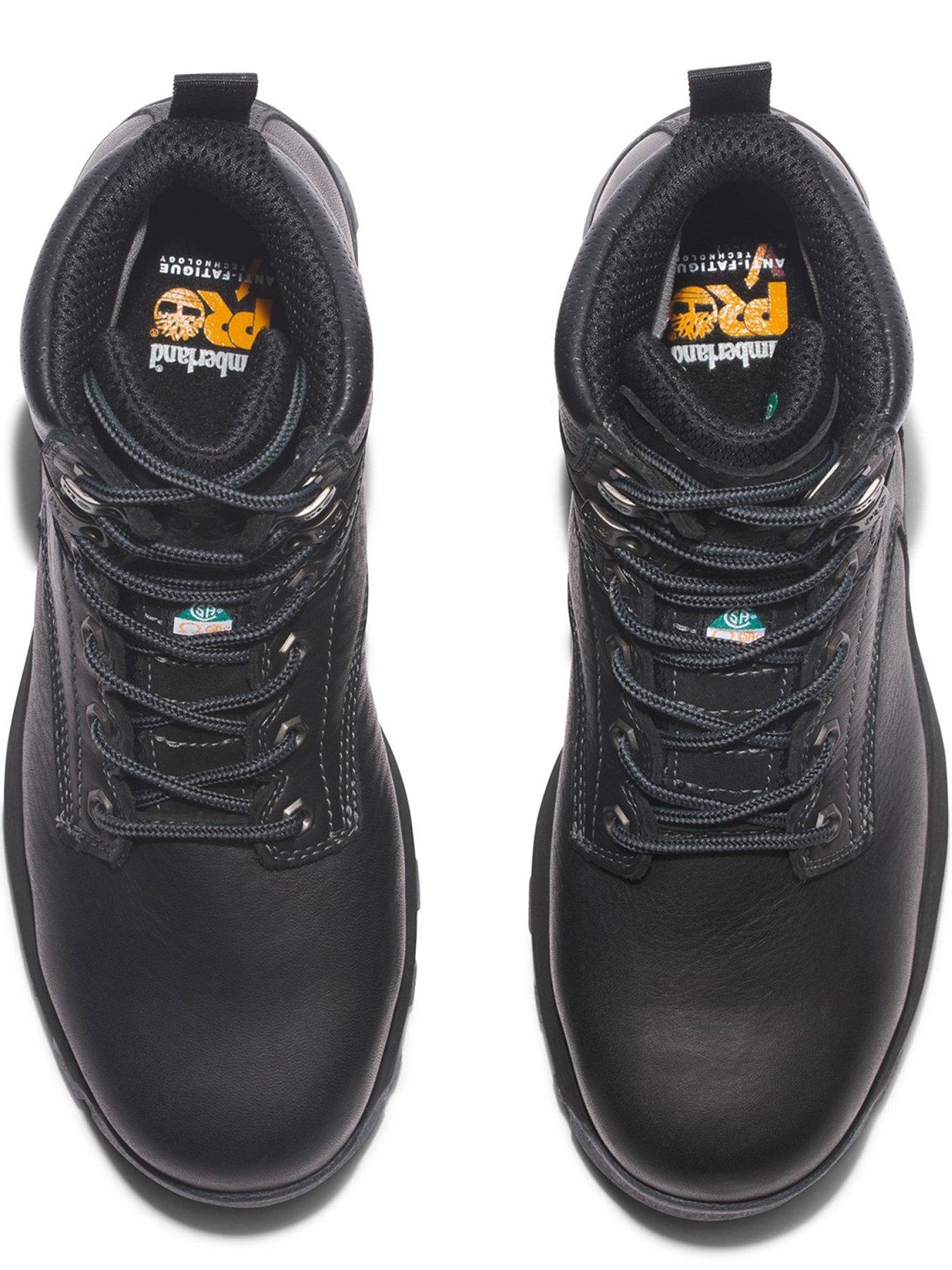  image of timberland-pro-mens-titan-6-inch-boots-black