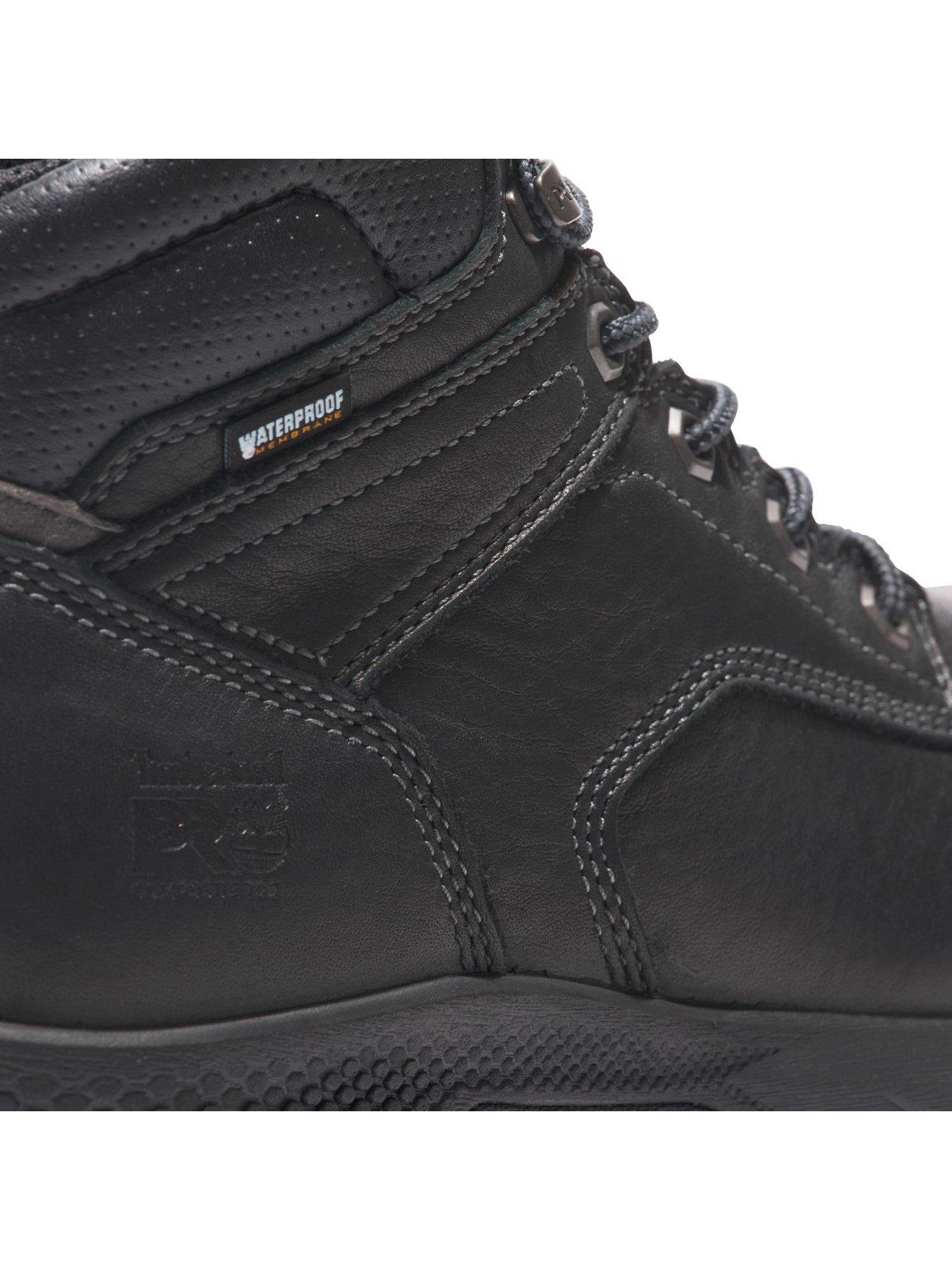  image of timberland-pro-mens-titan-6-inch-boots-black