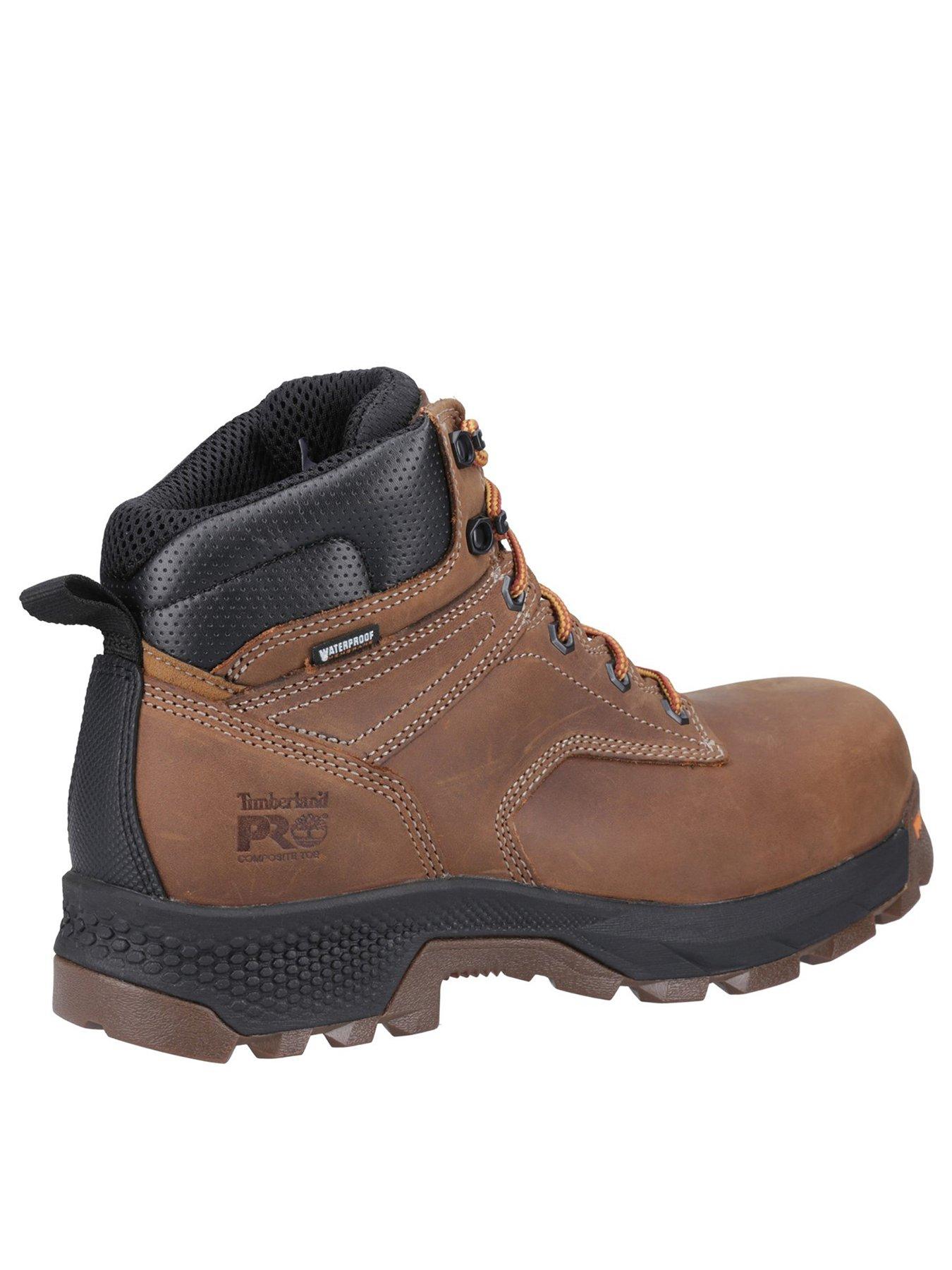  image of timberland-pro-mens-titan-6-inch-boots-brown