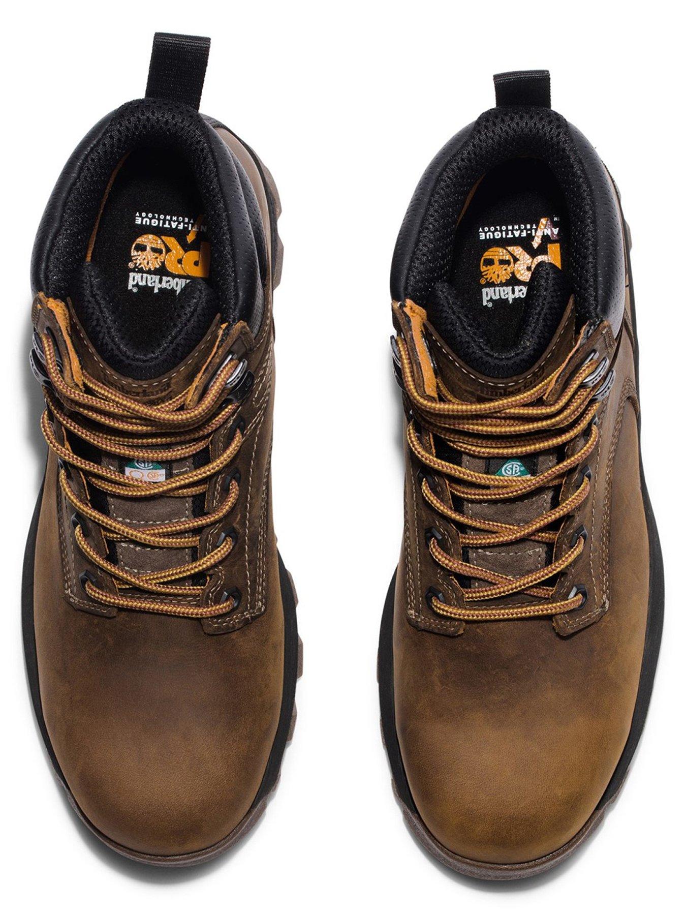  image of timberland-pro-mens-titan-6-inch-boots-brown