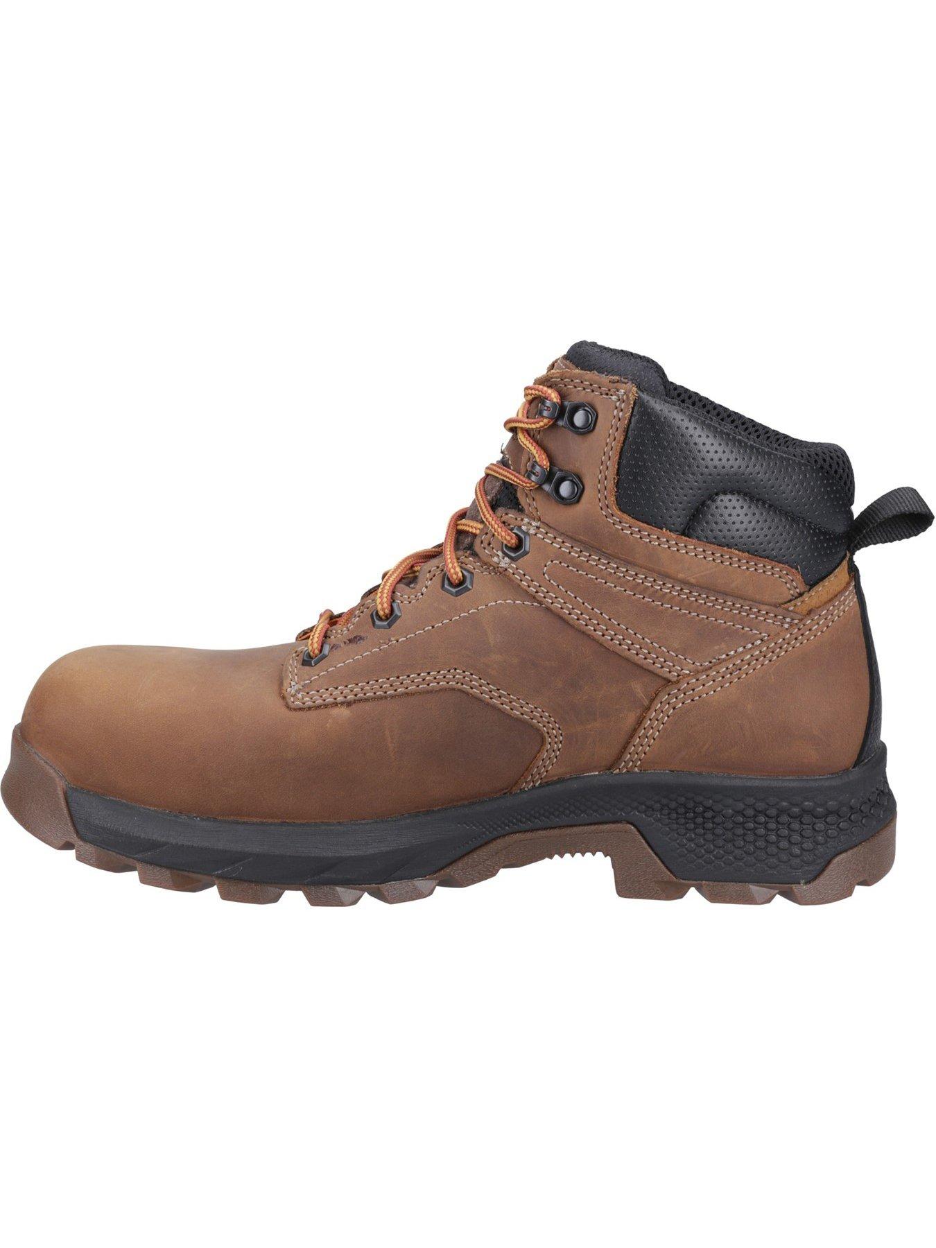  image of timberland-pro-mens-titan-6-inch-boots-brown