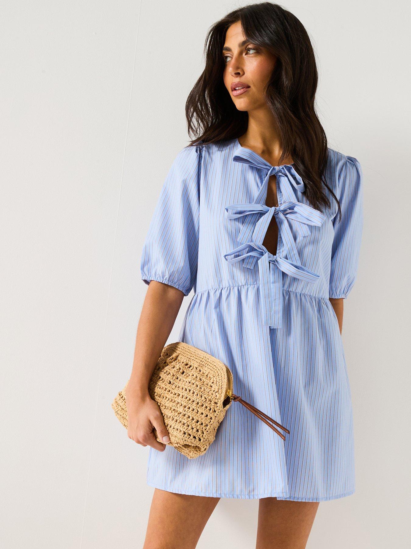 Only Clara Tessa Dress - Blue