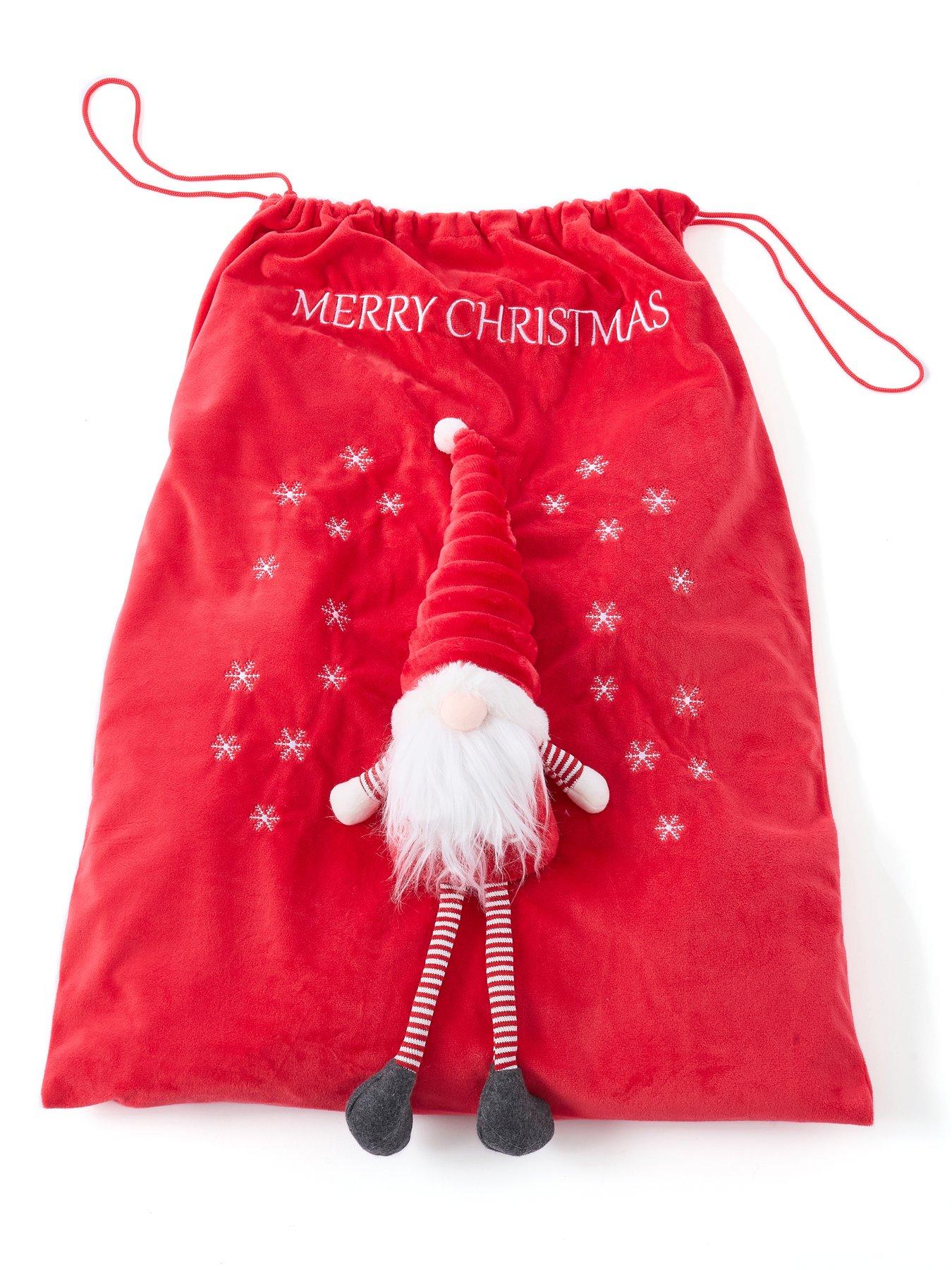 Image 2 of 3 of Three Kings Red Gonk Christmas Gift Sack