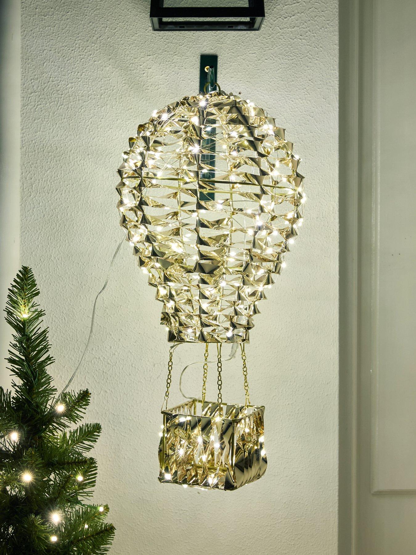 undefined Gold Twist Balloon Indoor/Outdoor Christmas Light