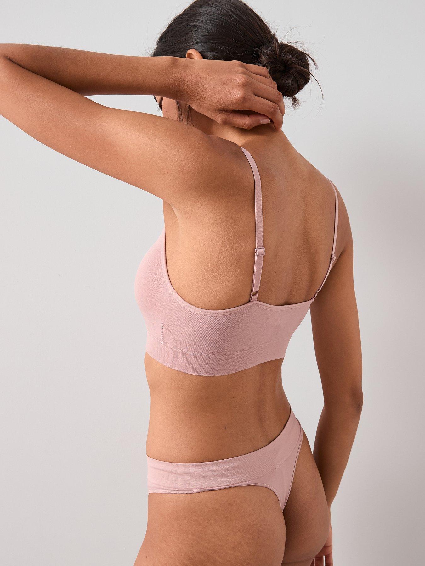  image of the-very-collection-2-pack-seamless-thongs-pink