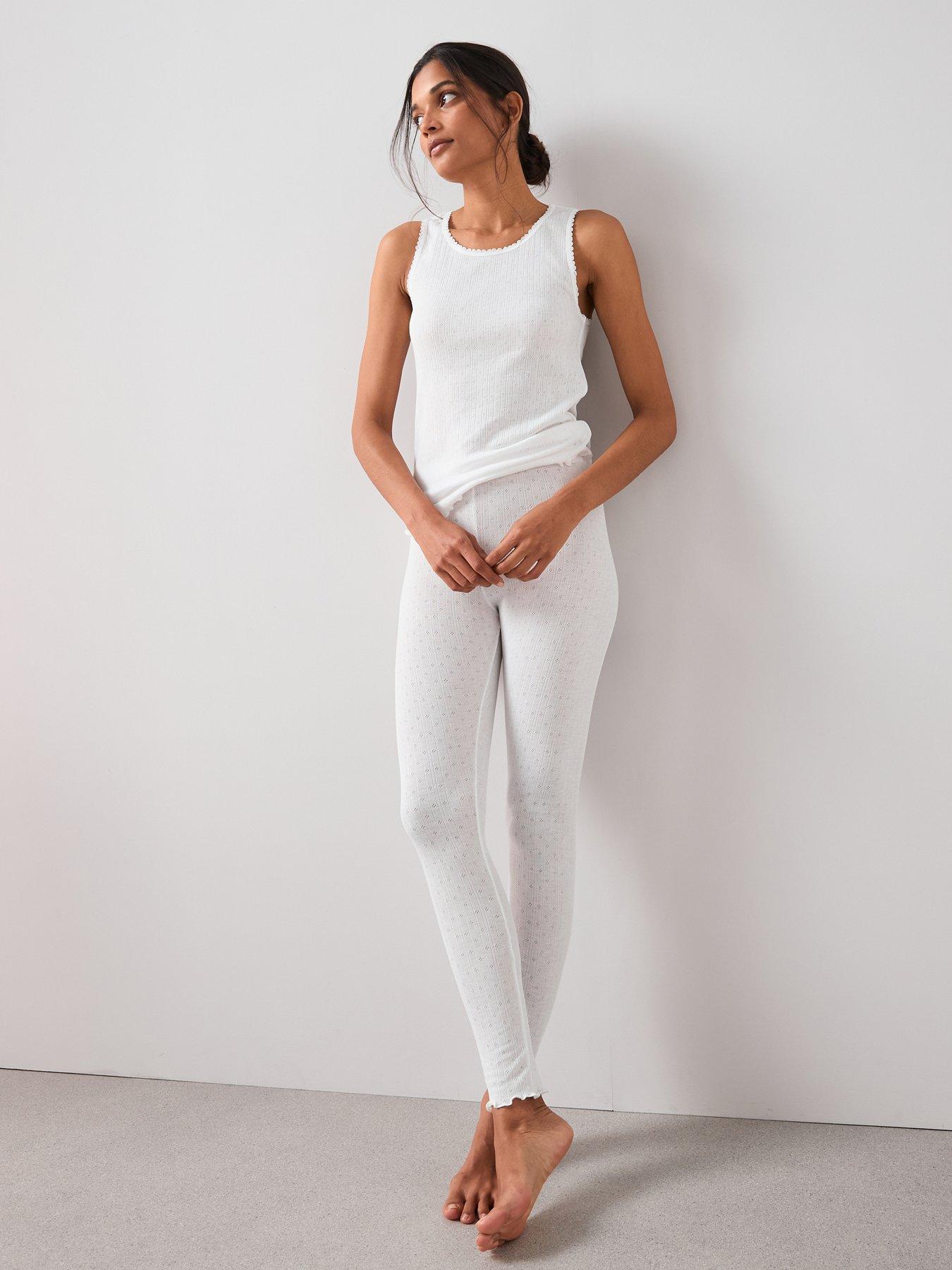  image of the-very-collection-2-pack-pointelle-thermal-vest-black