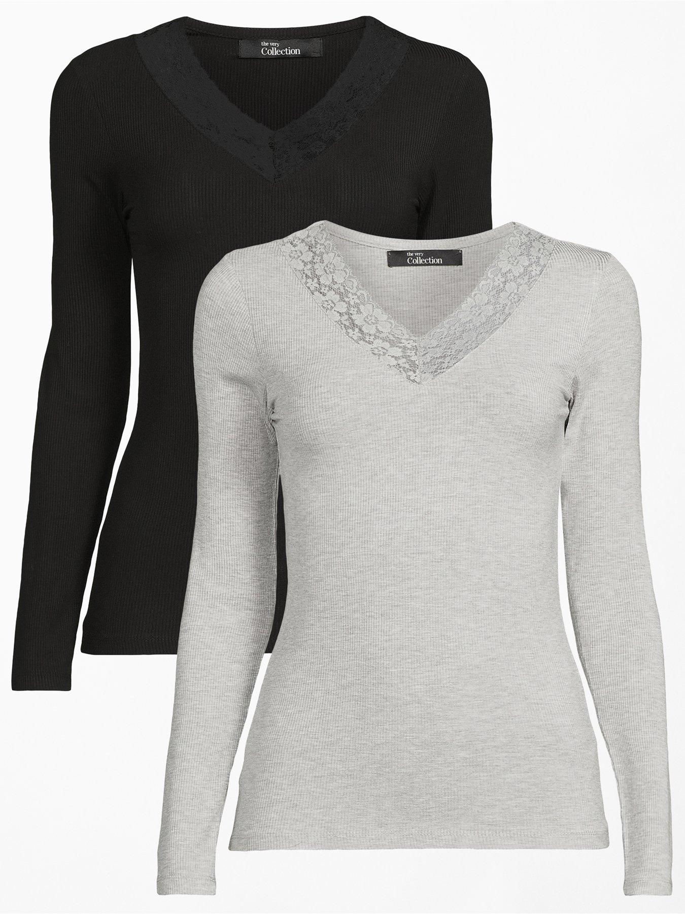 the-very-collection-2-pack-lace-long-sleeve-layering-top-black
