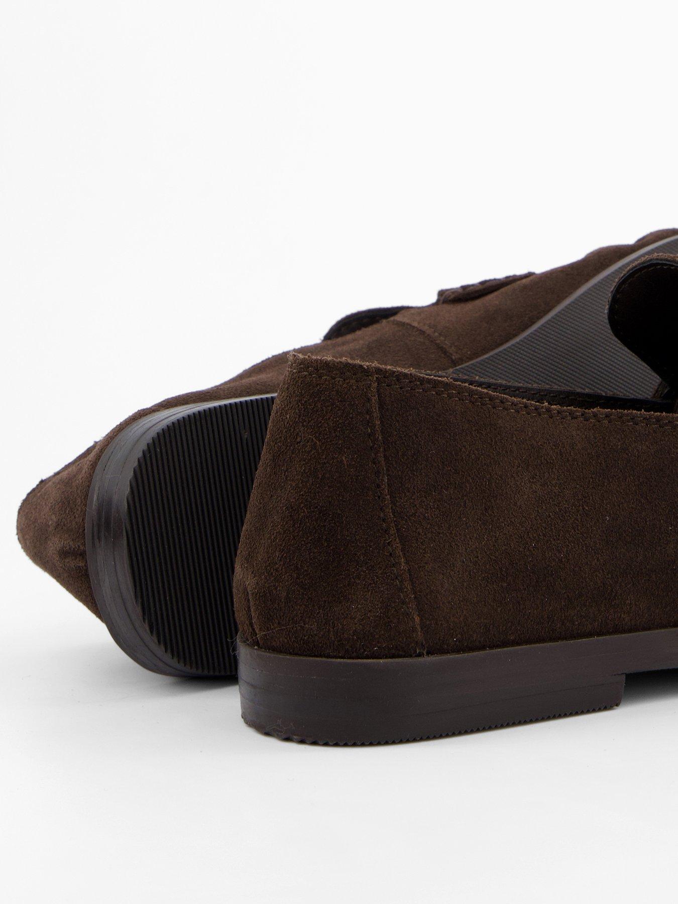 Image 3 of 8 of V by Very Real&nbsp;Suede Loafer - Brown
