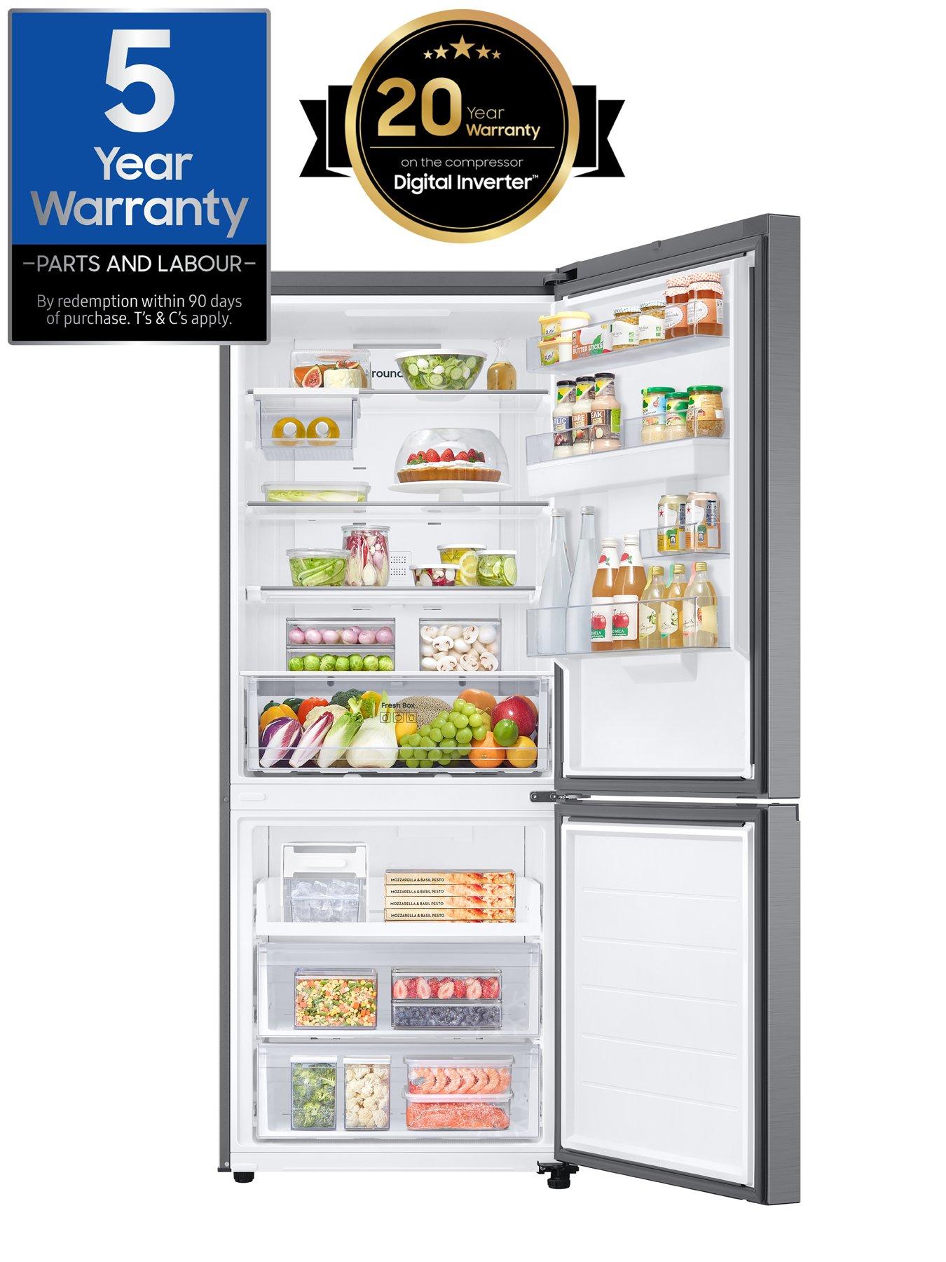  image of samsung-series-8-rb50dg632es9eu-505-litre-smart-combi-fridge-freezer-with-spacemax-technology--nbspsilver