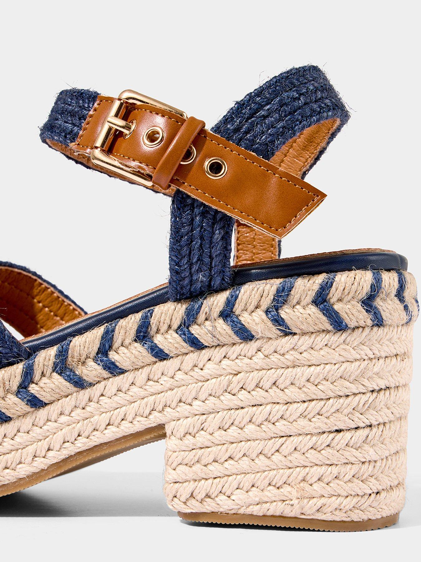  image of joe-browns-by-the-bay-espadrille-sandals-denim