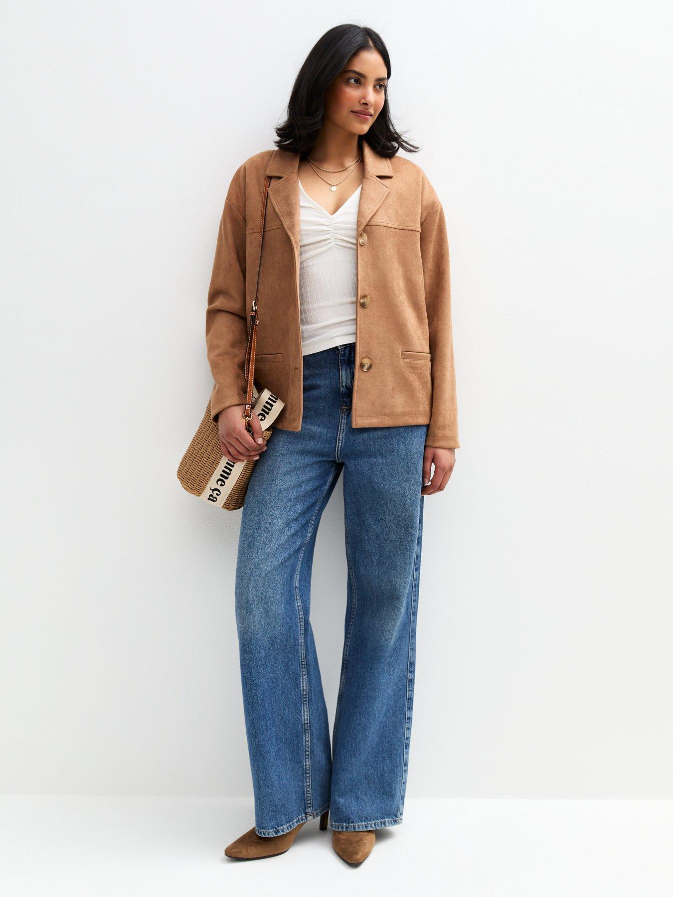  image of new-look-off-white-ruched-crinkled-top-cream