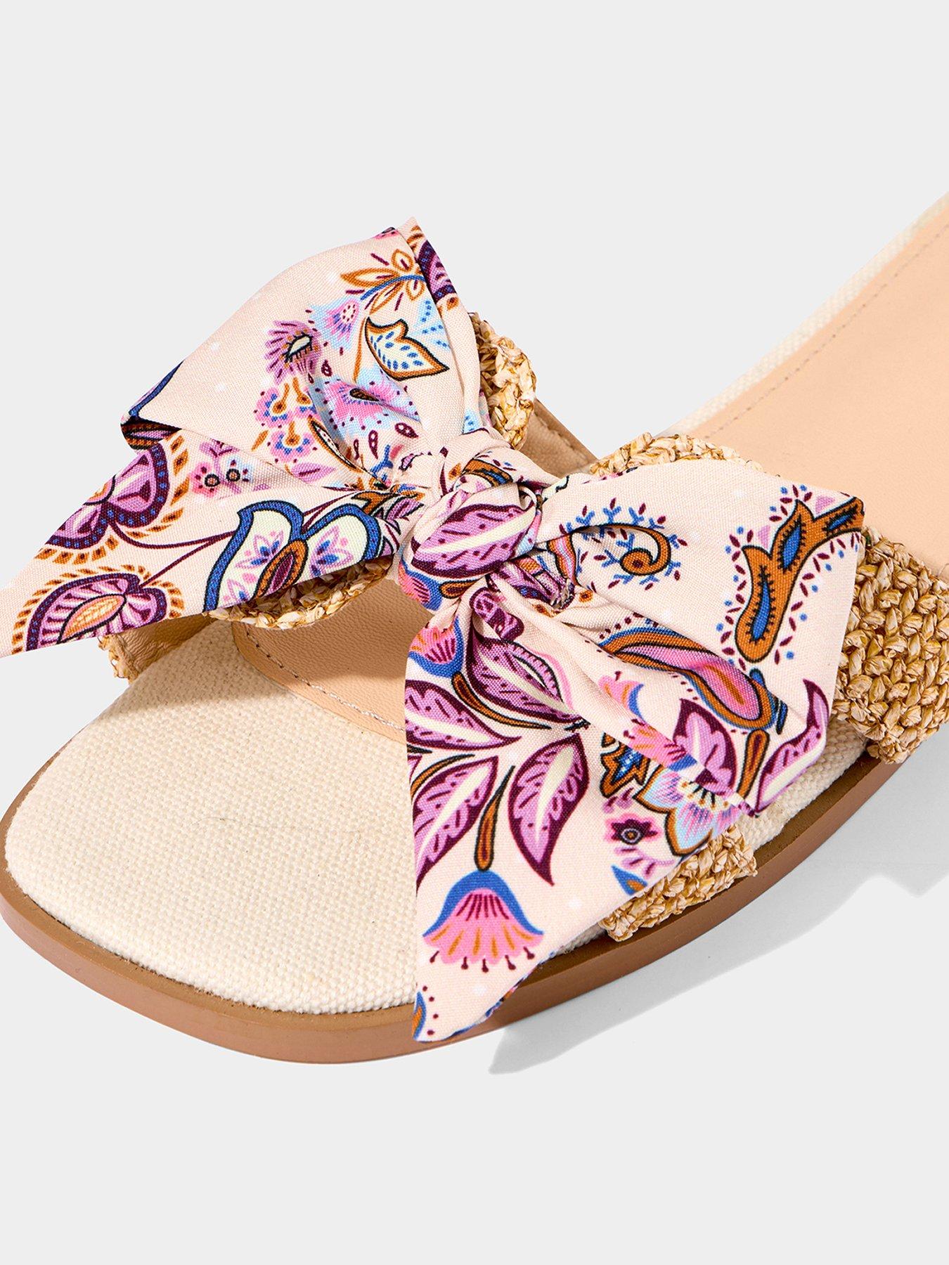  image of joe-browns-summer-in-the-city-bow-sliders-natural