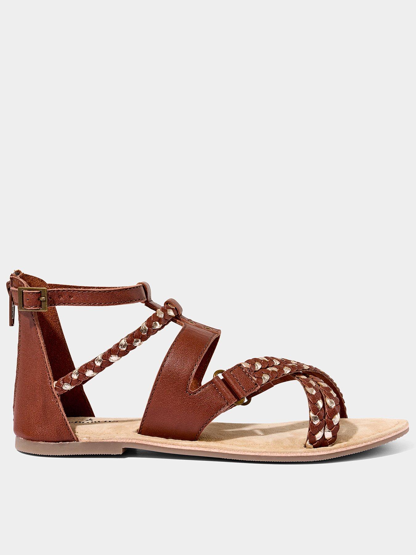 joe-browns-lazy-days-leather-sandals-chocolate