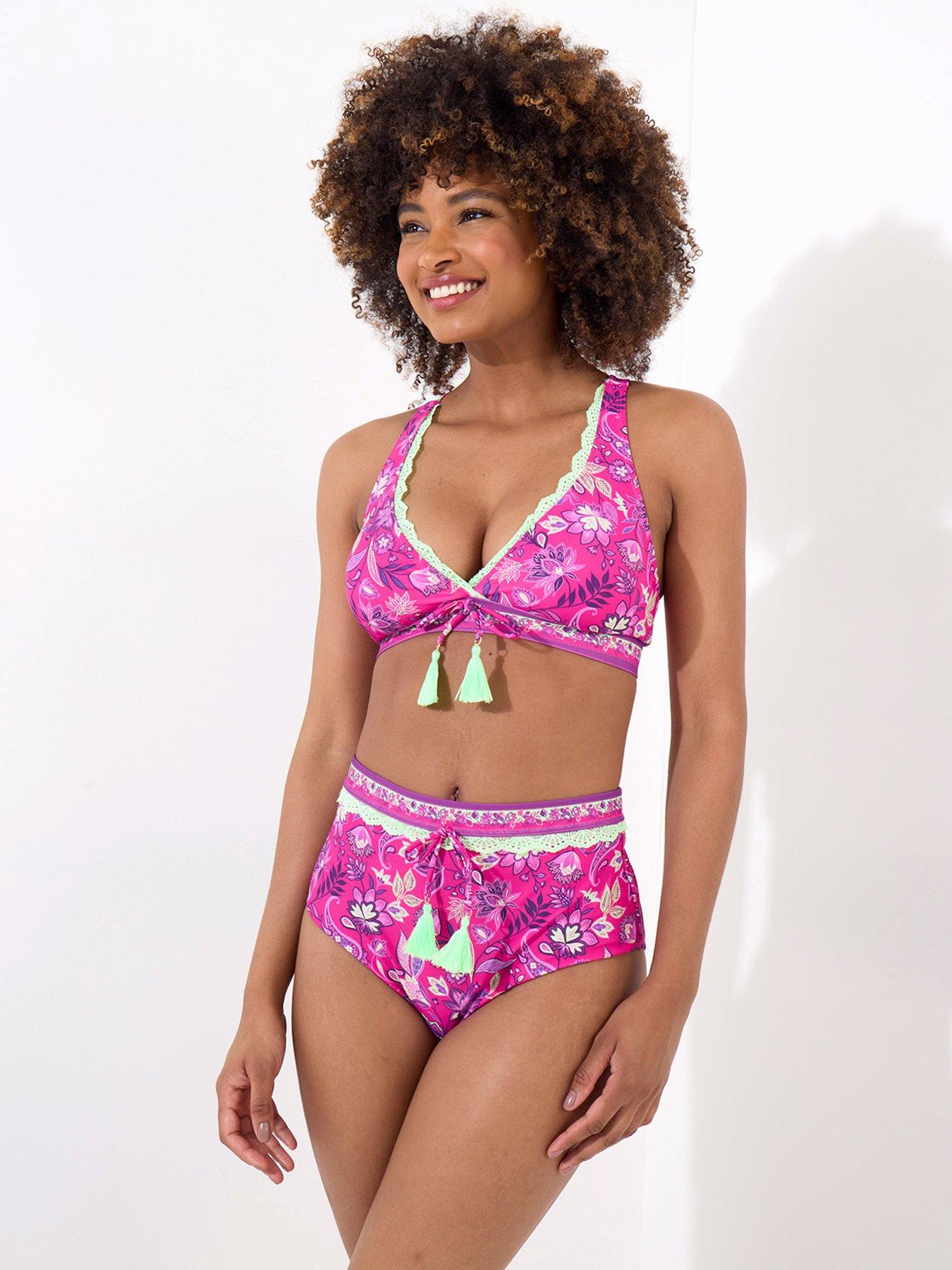 undefined Bora Bora Bikini Top  - Pink Multi