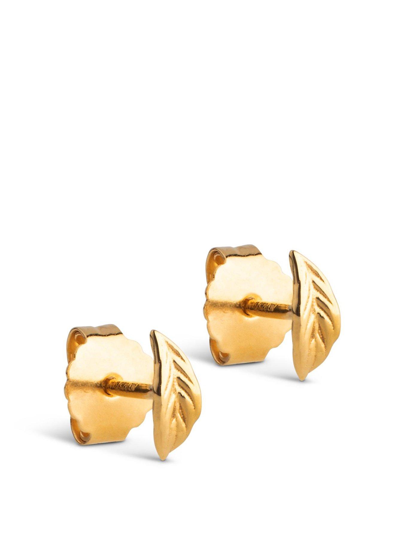 enamel-copenhagen-gold-leaf-studs