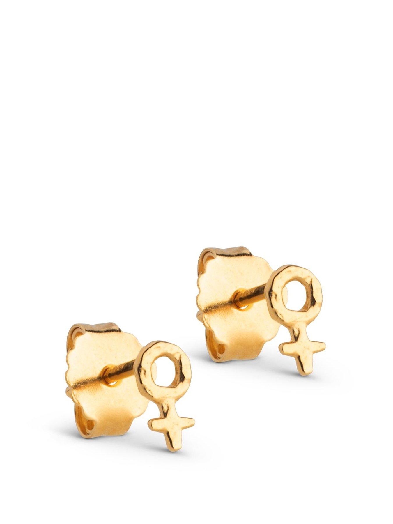 undefined Gold Femine Power Studs