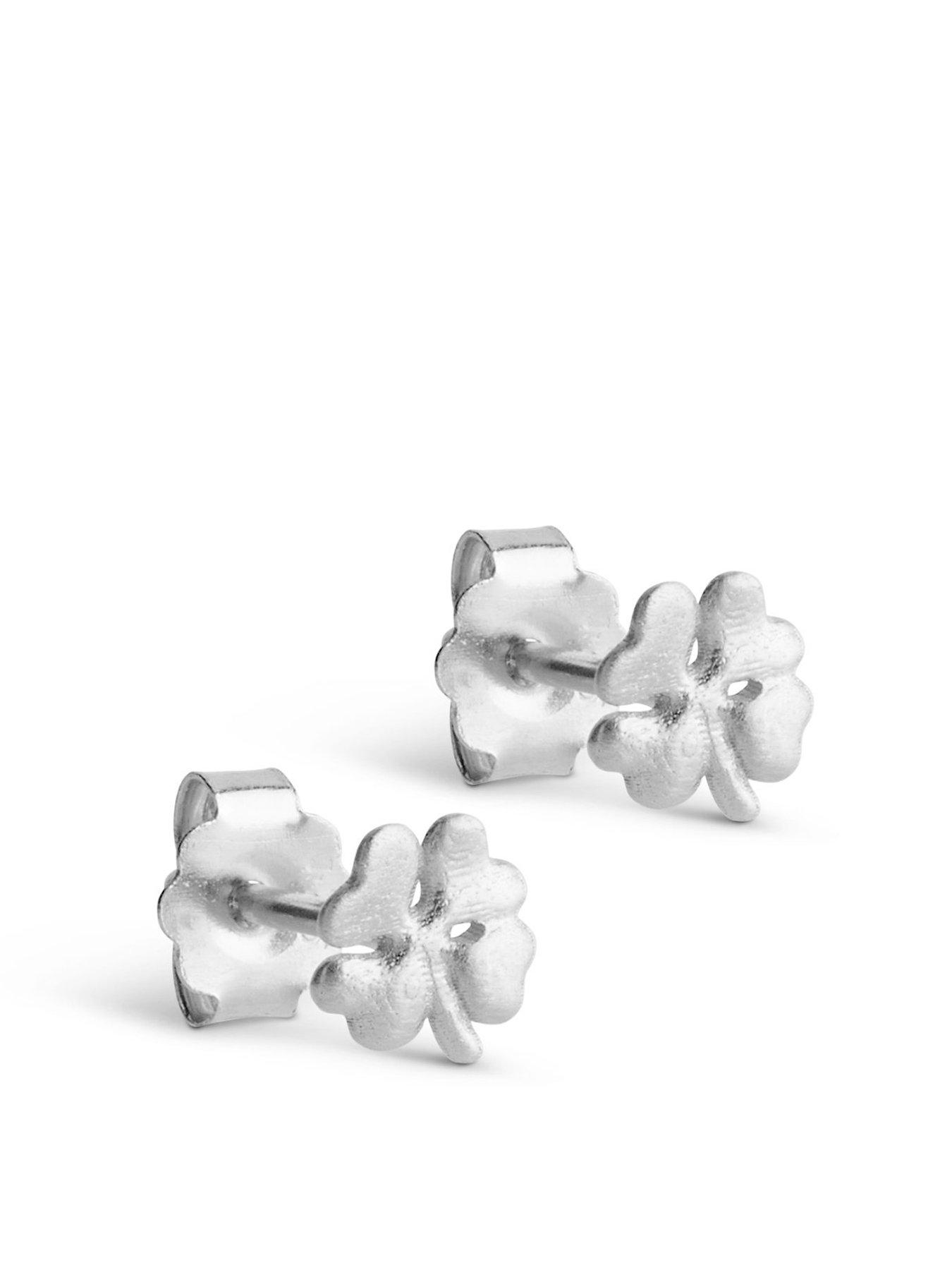 Image 1 of 4 of ENAMEL Copenhagen Silver Mini Clover Studs