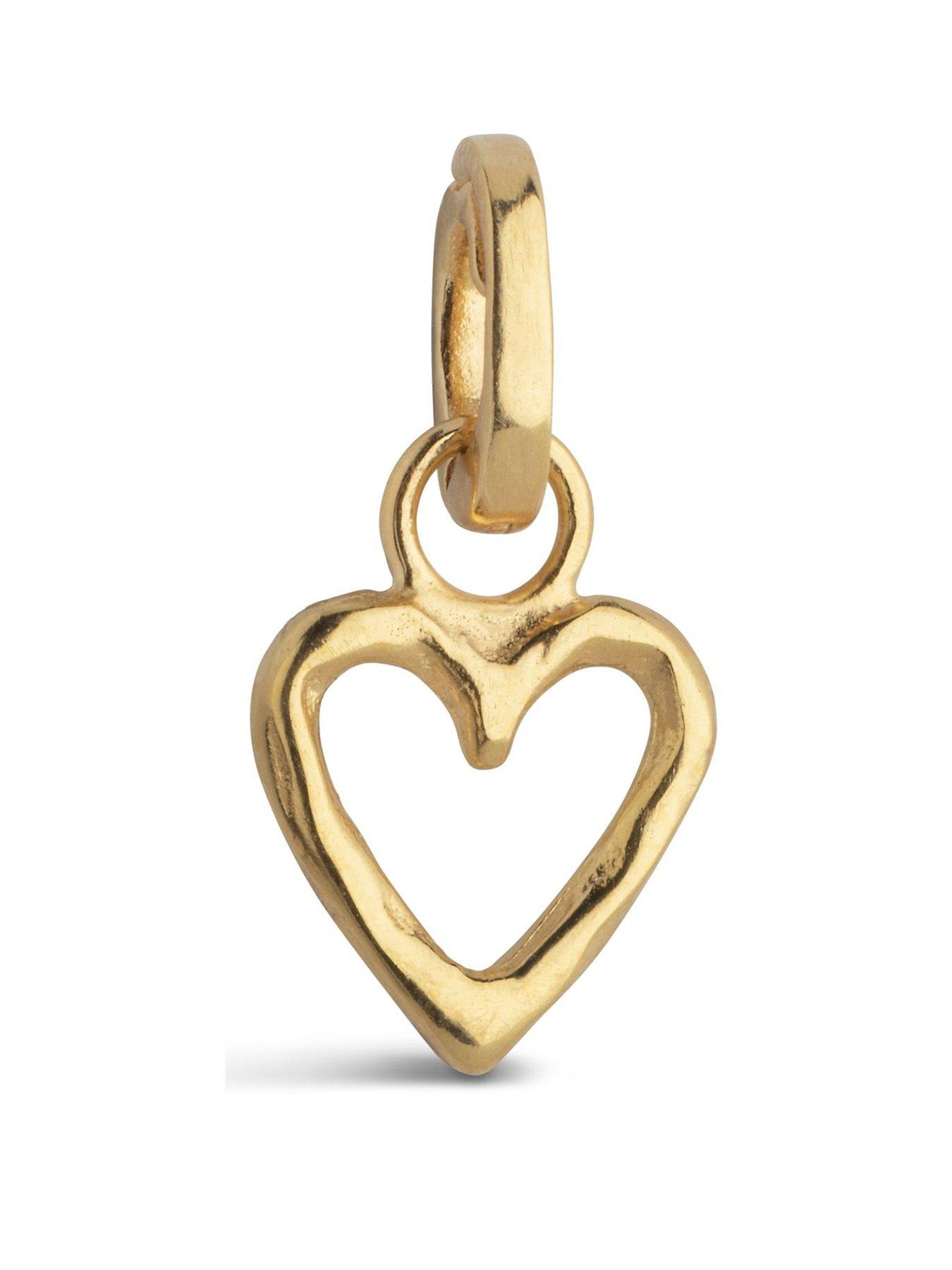 undefined Organic Heart Gold Charm