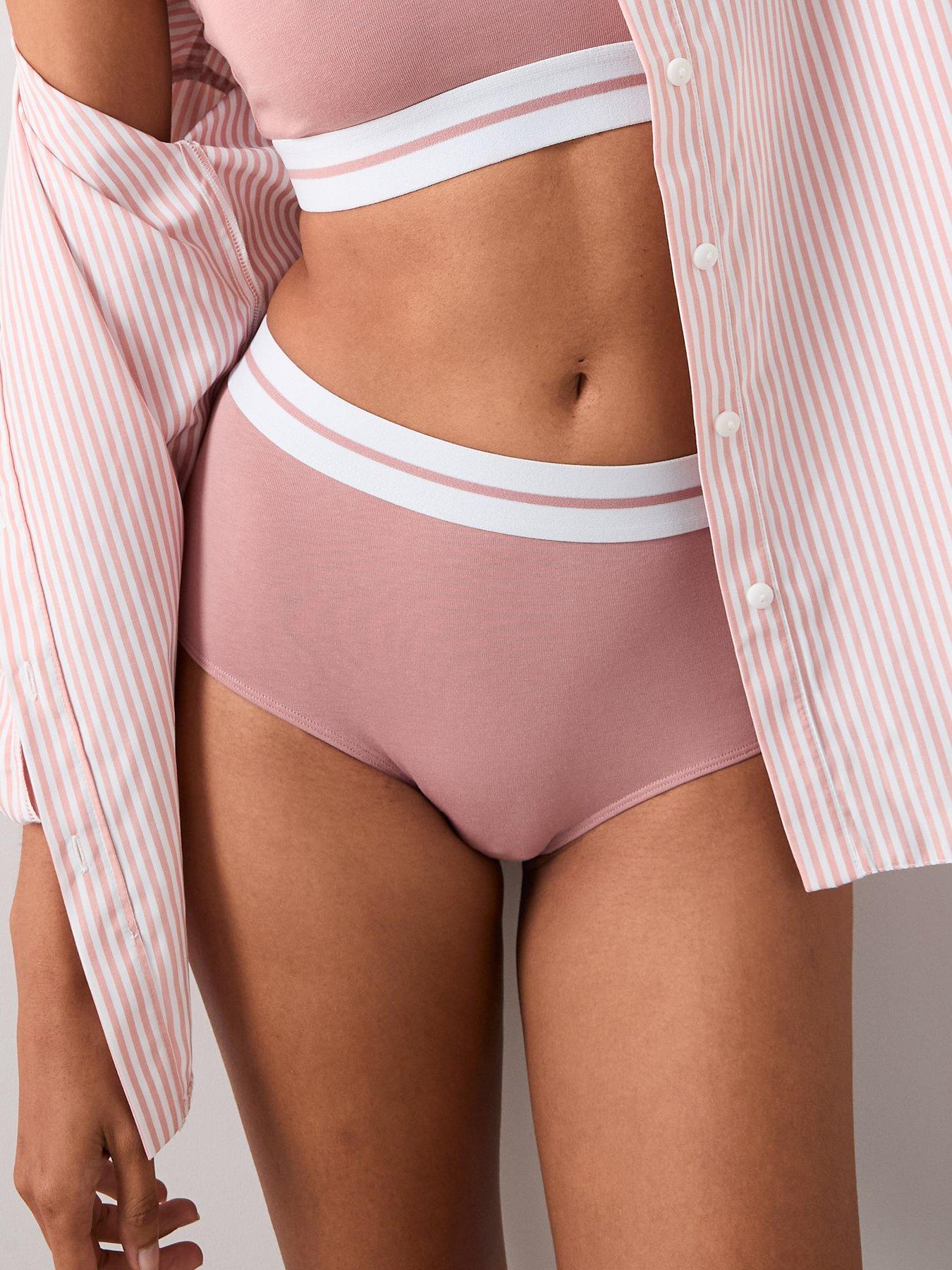  image of the-very-collection-3-pack-high-waist-cotton-briefs-nude