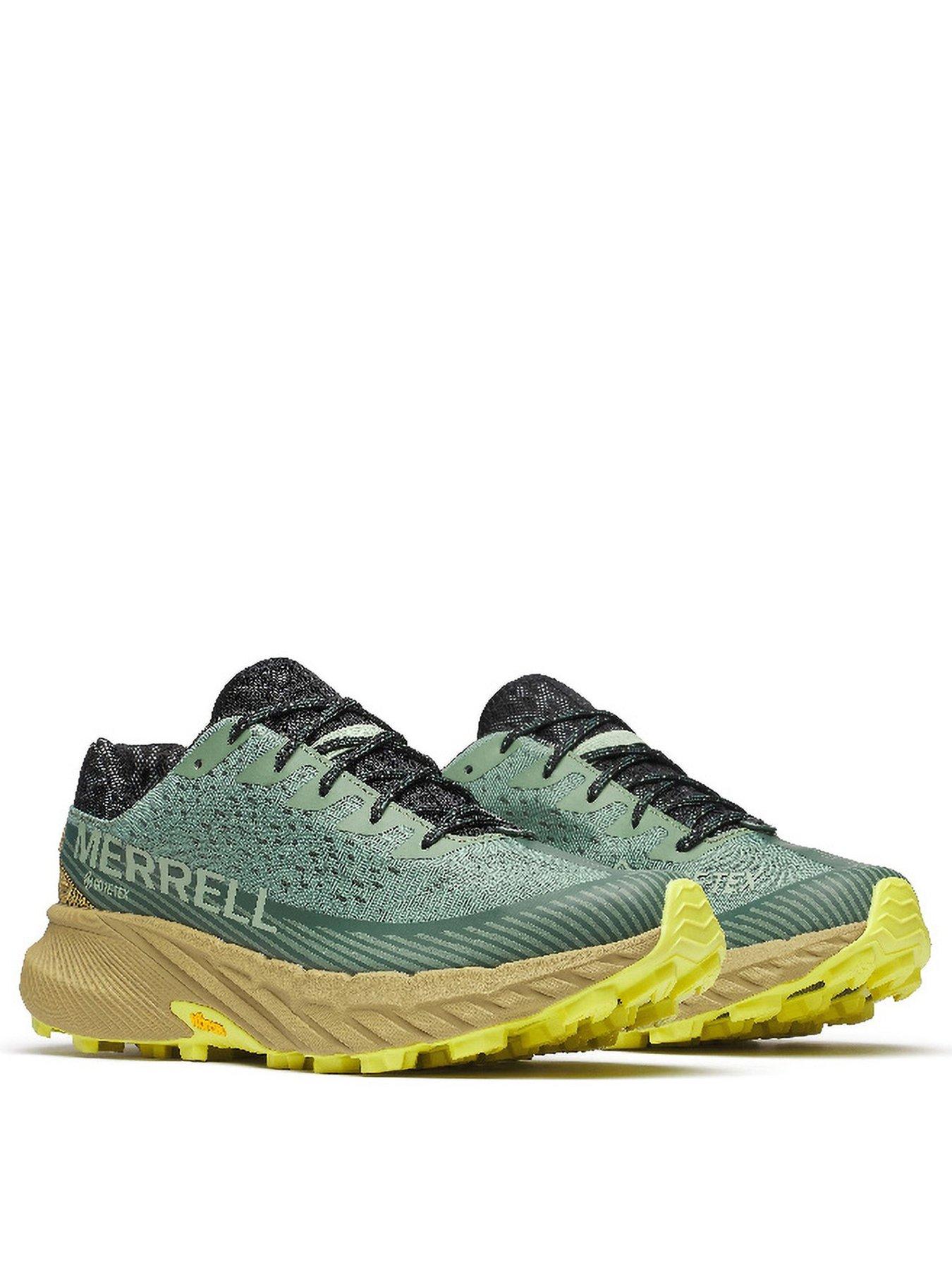 Merrell Mens Trail Running Agility Peak 5 Goretex - Green | Littlewoods