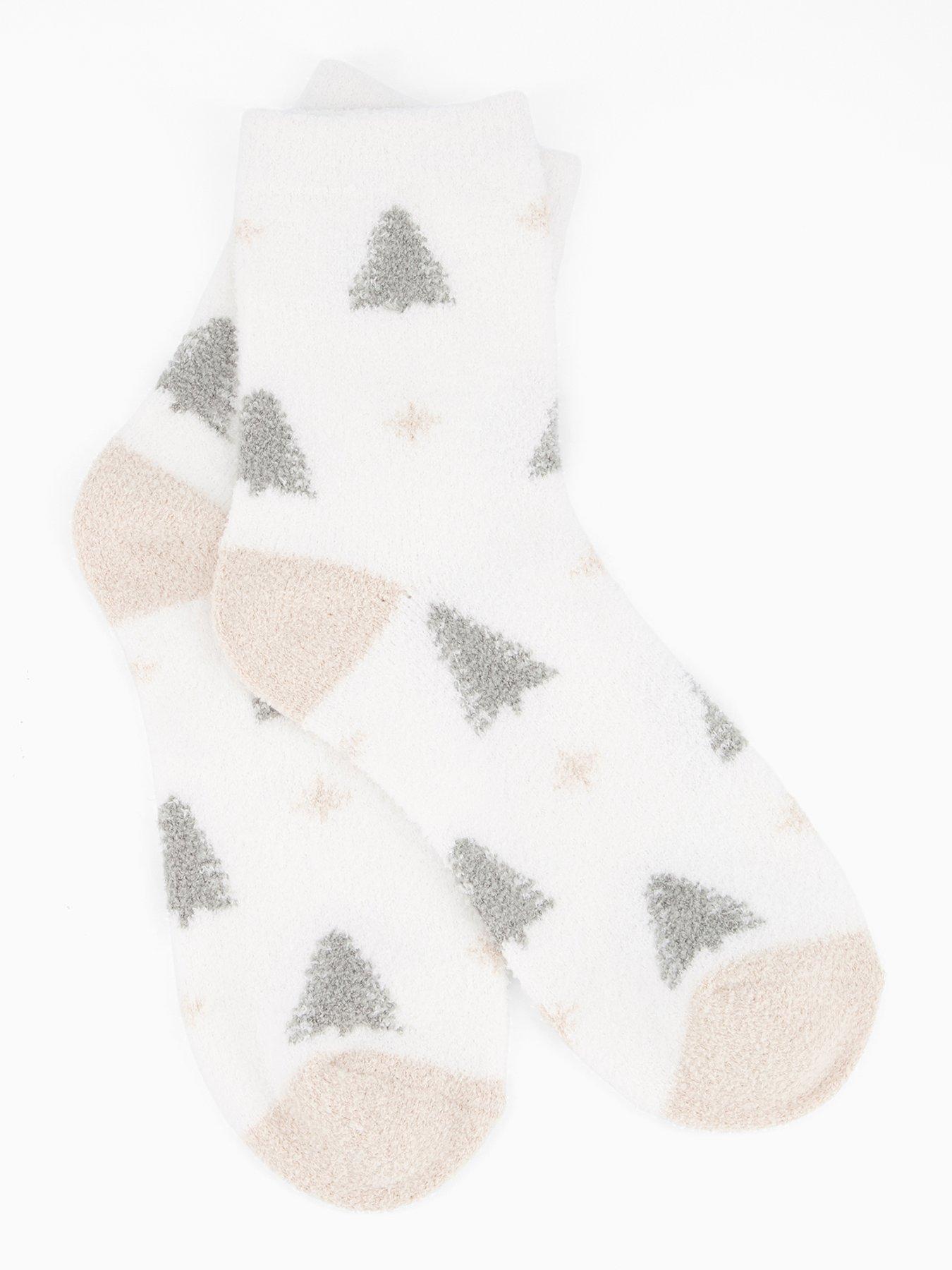 Image 2 of 3 of The Very Collection 2Pk Cosy Christmas Ankle Socks - Multi