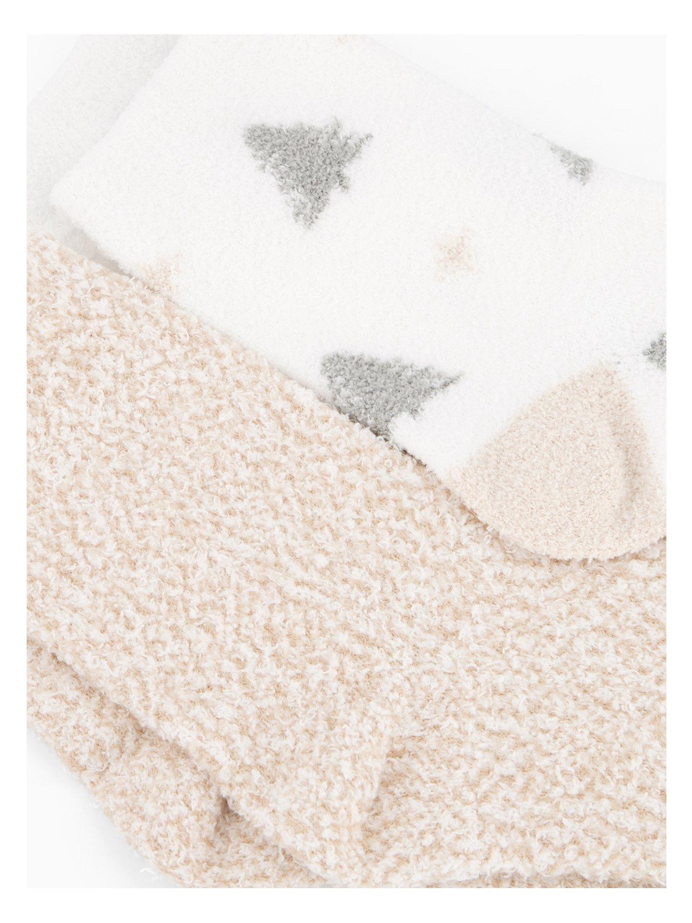 Image 3 of 3 of The Very Collection 2Pk Cosy Christmas Ankle Socks - Multi