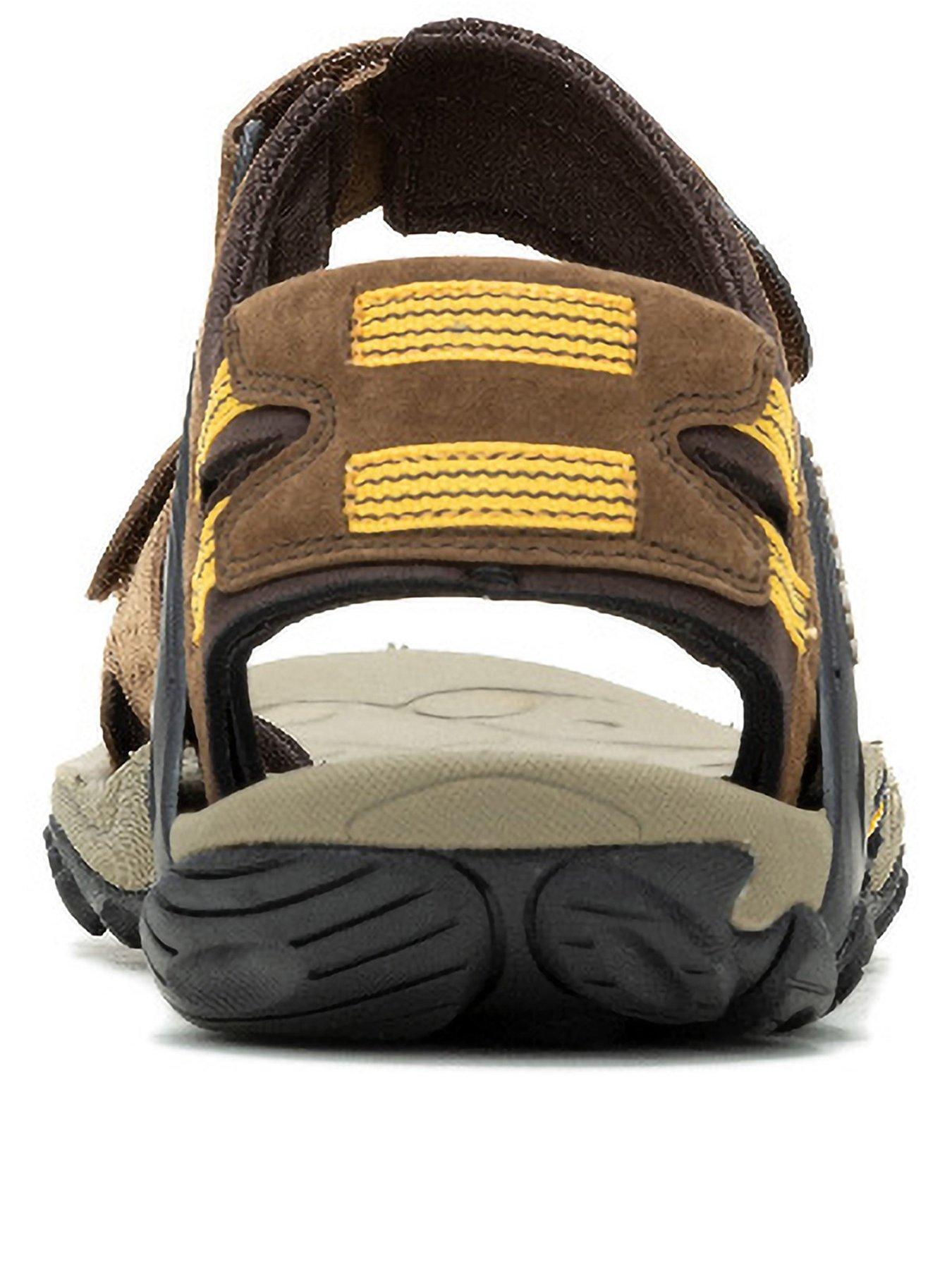  image of merrell-mens-kahuna-sandal-brown