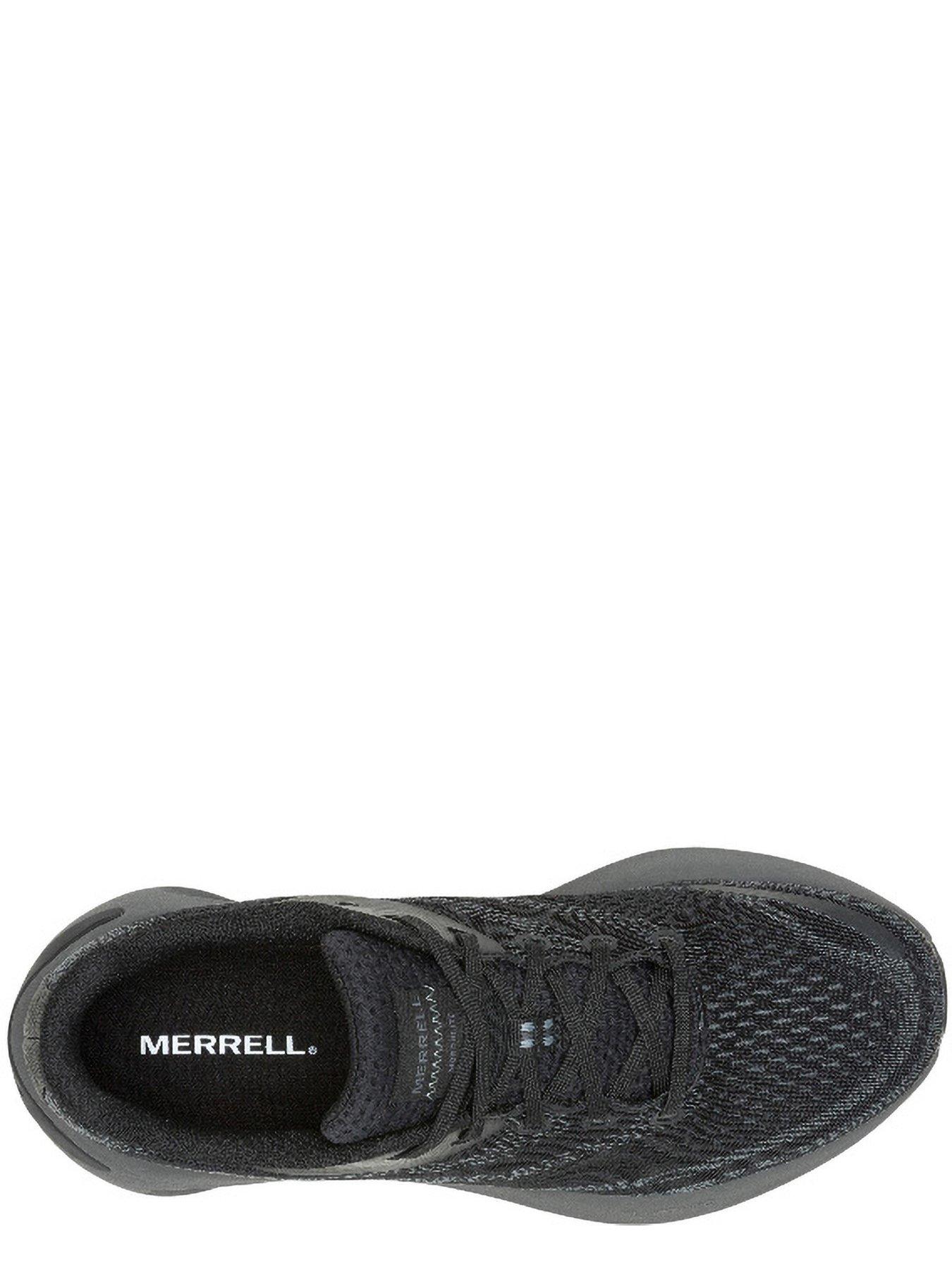  image of merrell-mens-trails-running-morphlite-goretex-trainers-black