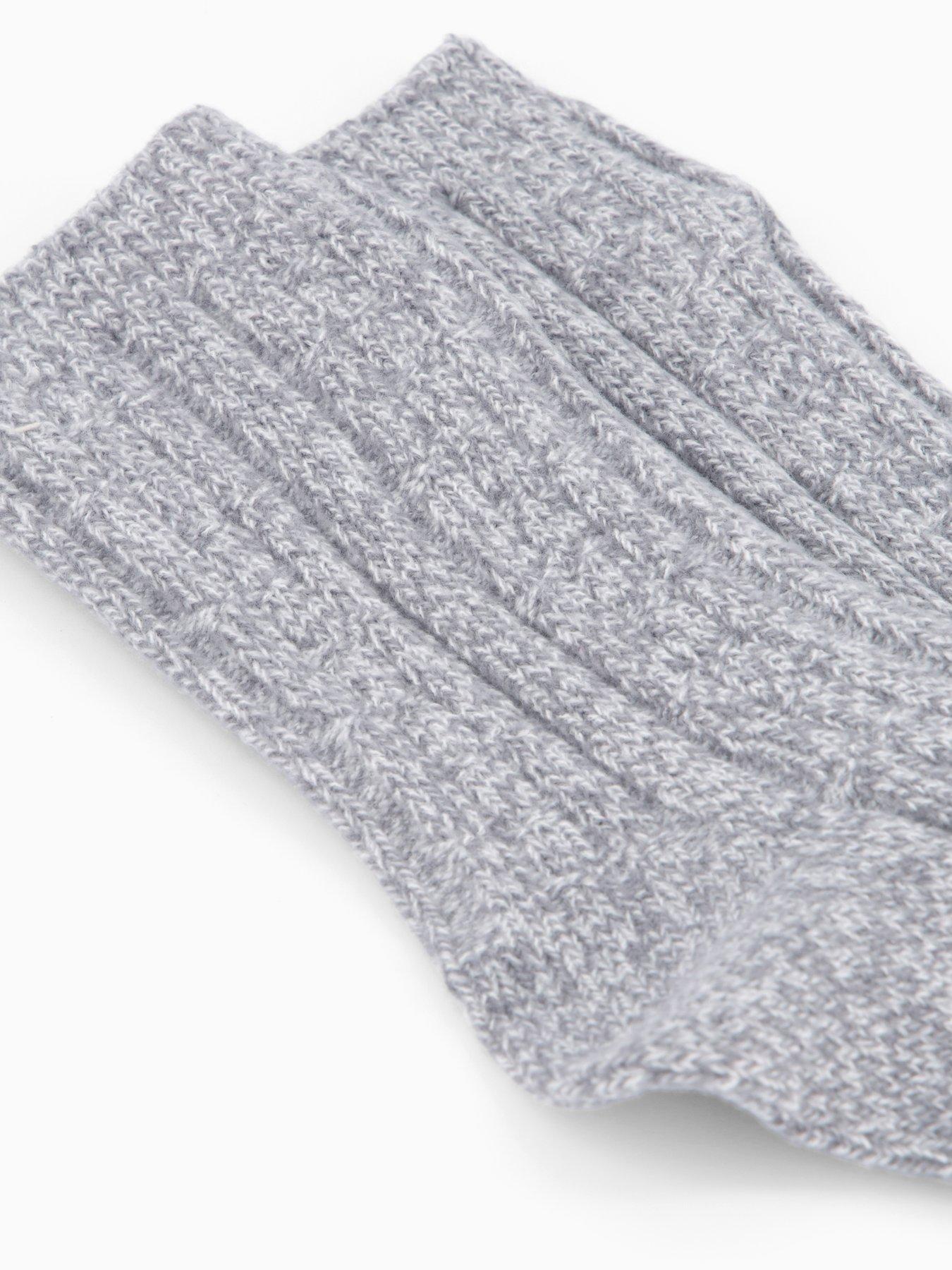 Image 3 of 4 of V by Very 2pk Thermal Socks Pink & Grey