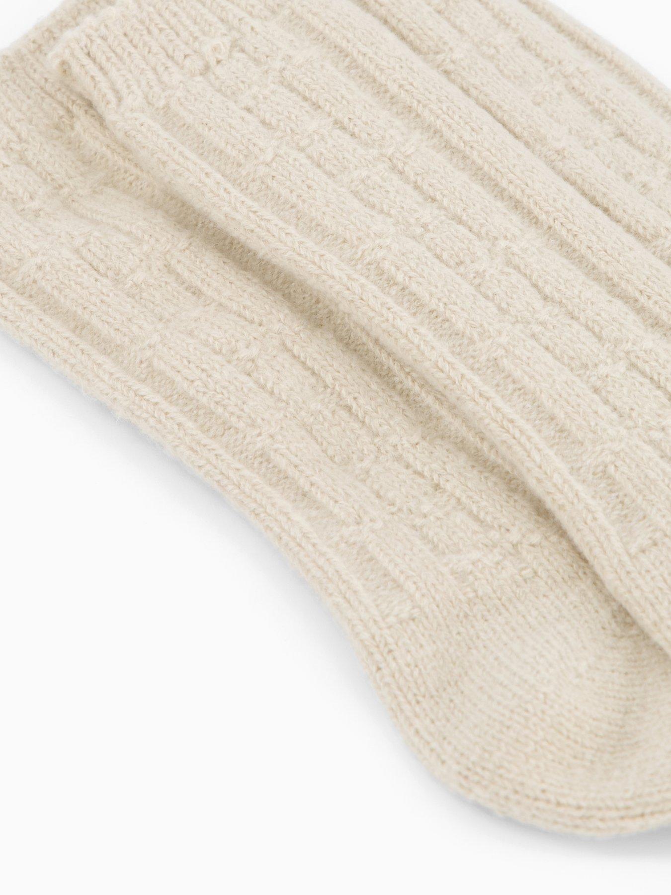 Image 3 of 4 of V by Very 2pk Thermal Socks Blue & Beige