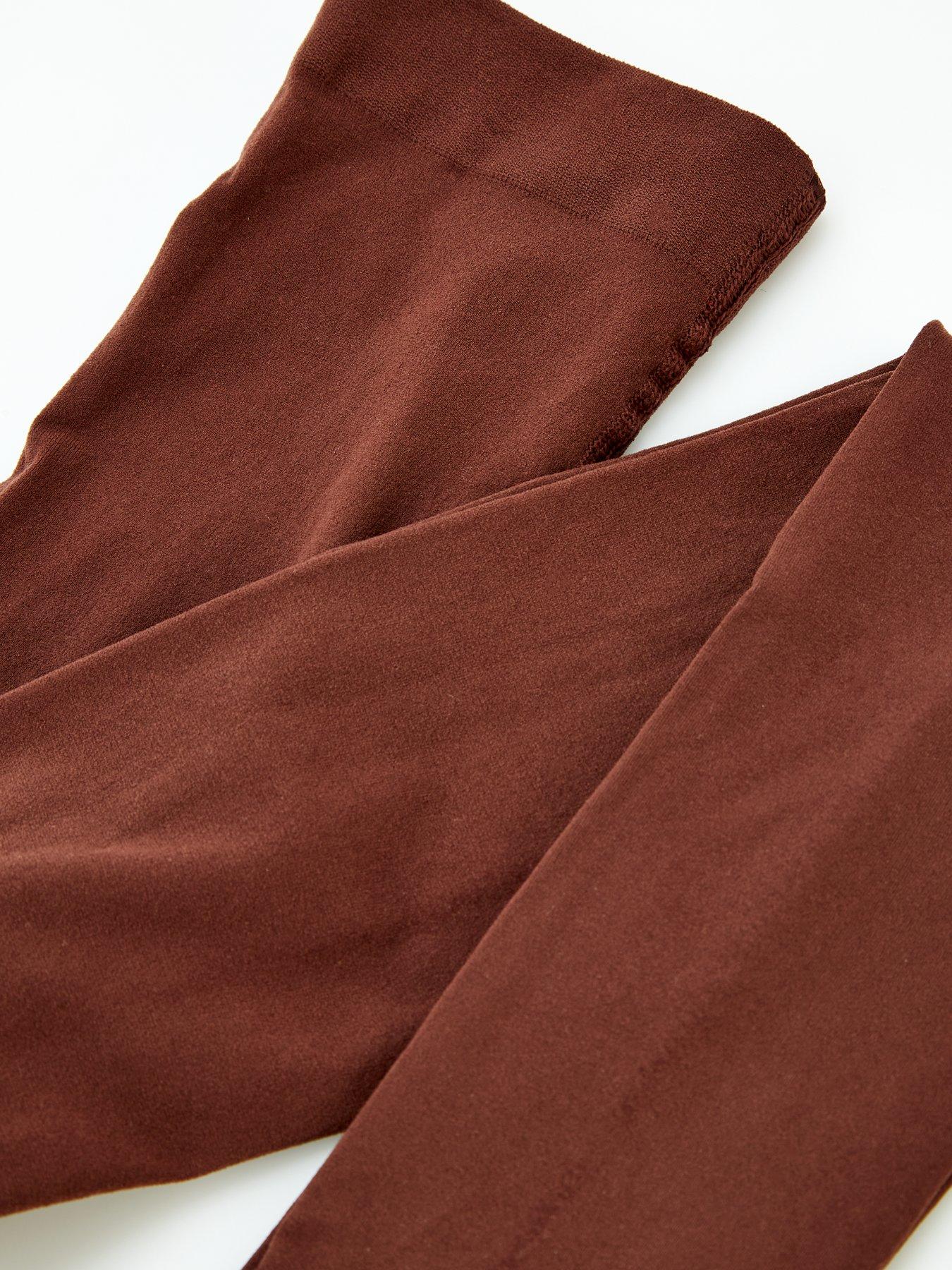  image of v-by-very-60-denier-brown-tights-brown