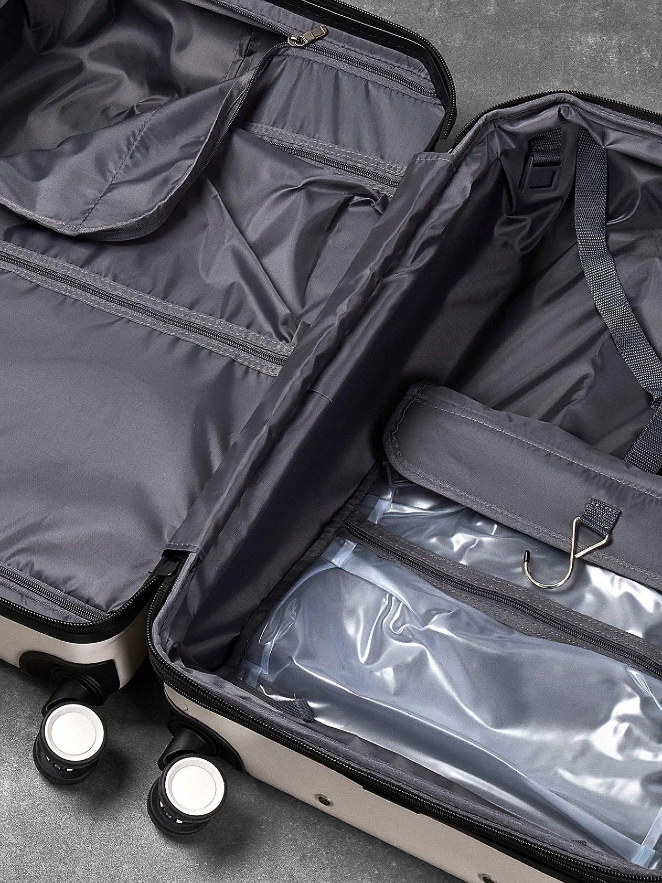  image of rock-luggage-alpinenbspcabin-suitcase-white