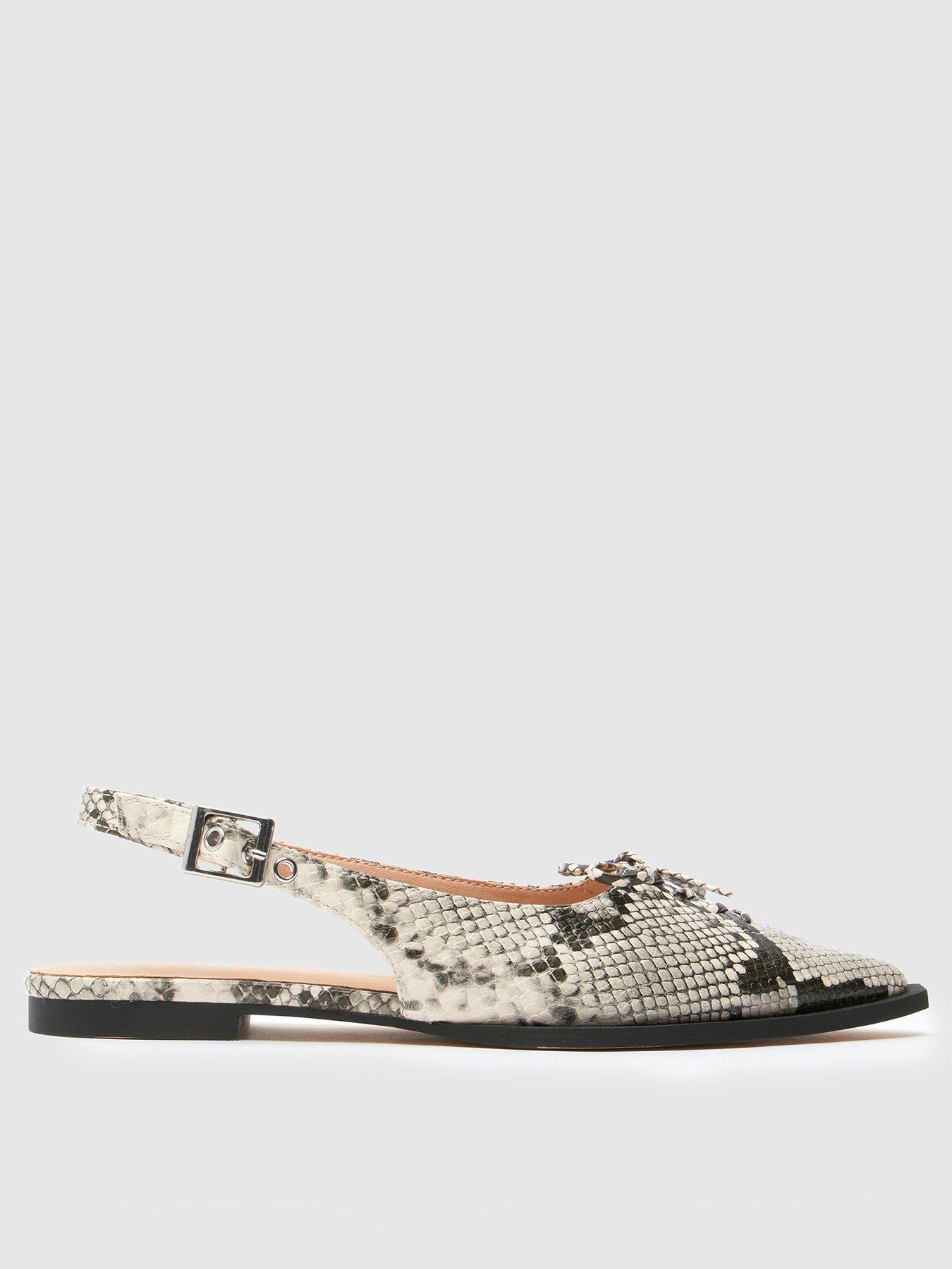 undefined Lorie Point Hardware Flat Shoe - Print