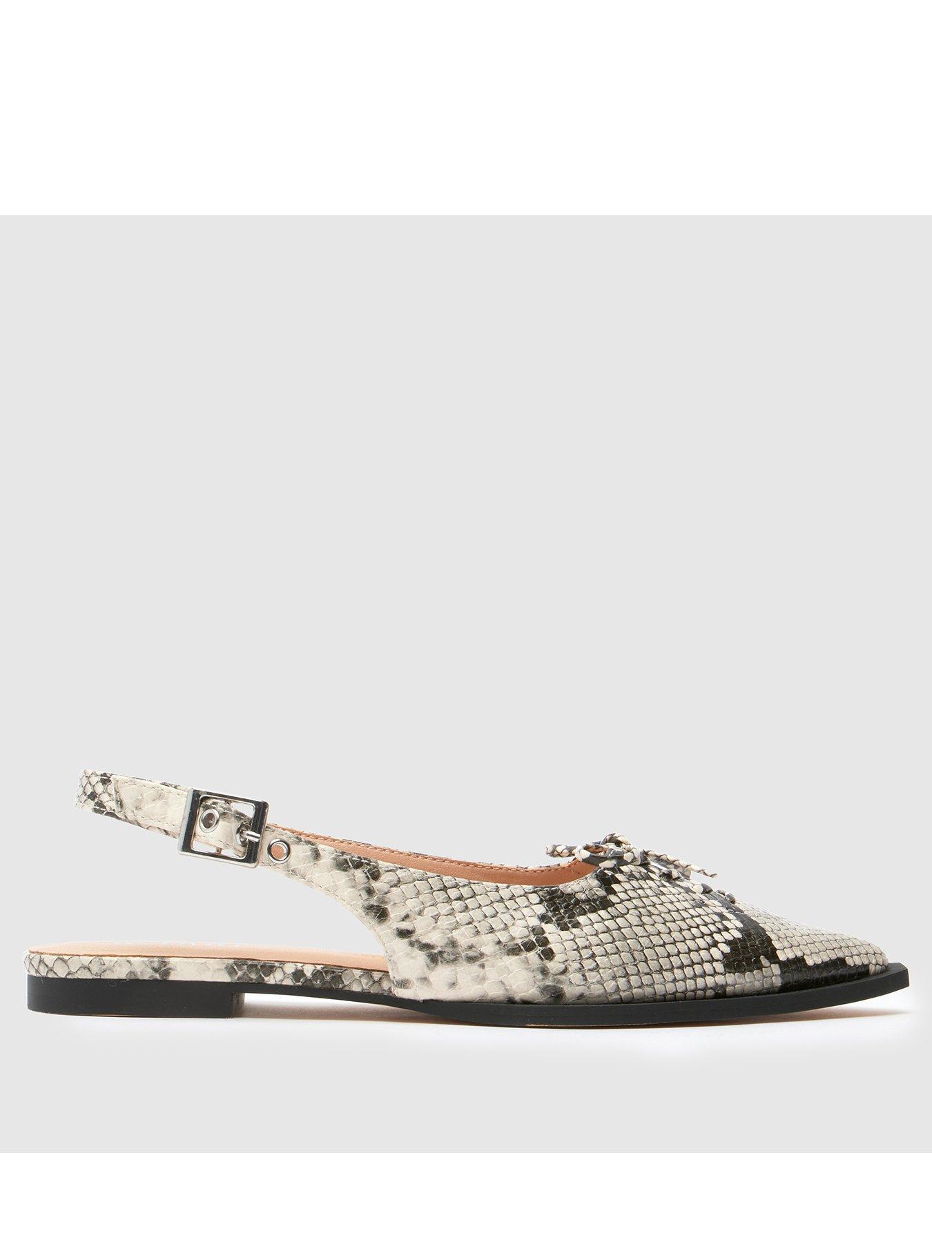 undefined Lorie Point Hardware Flat Shoe - Print