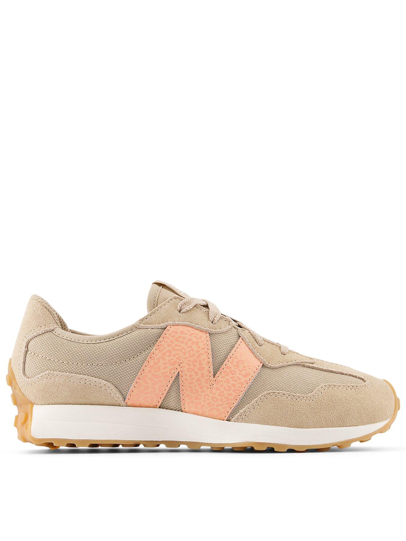 front image of new-balance-junior-327-trainers-beige