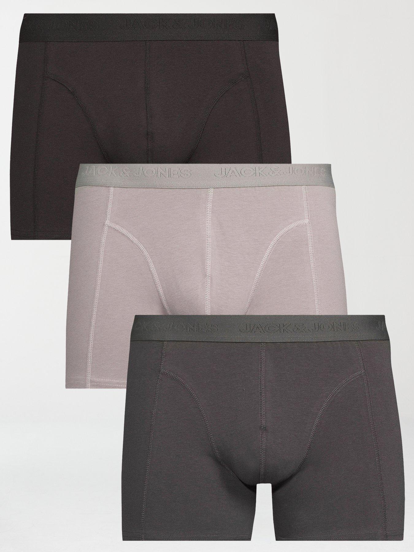 jack-jones-3-pack-tonal-trunks-dark-grey