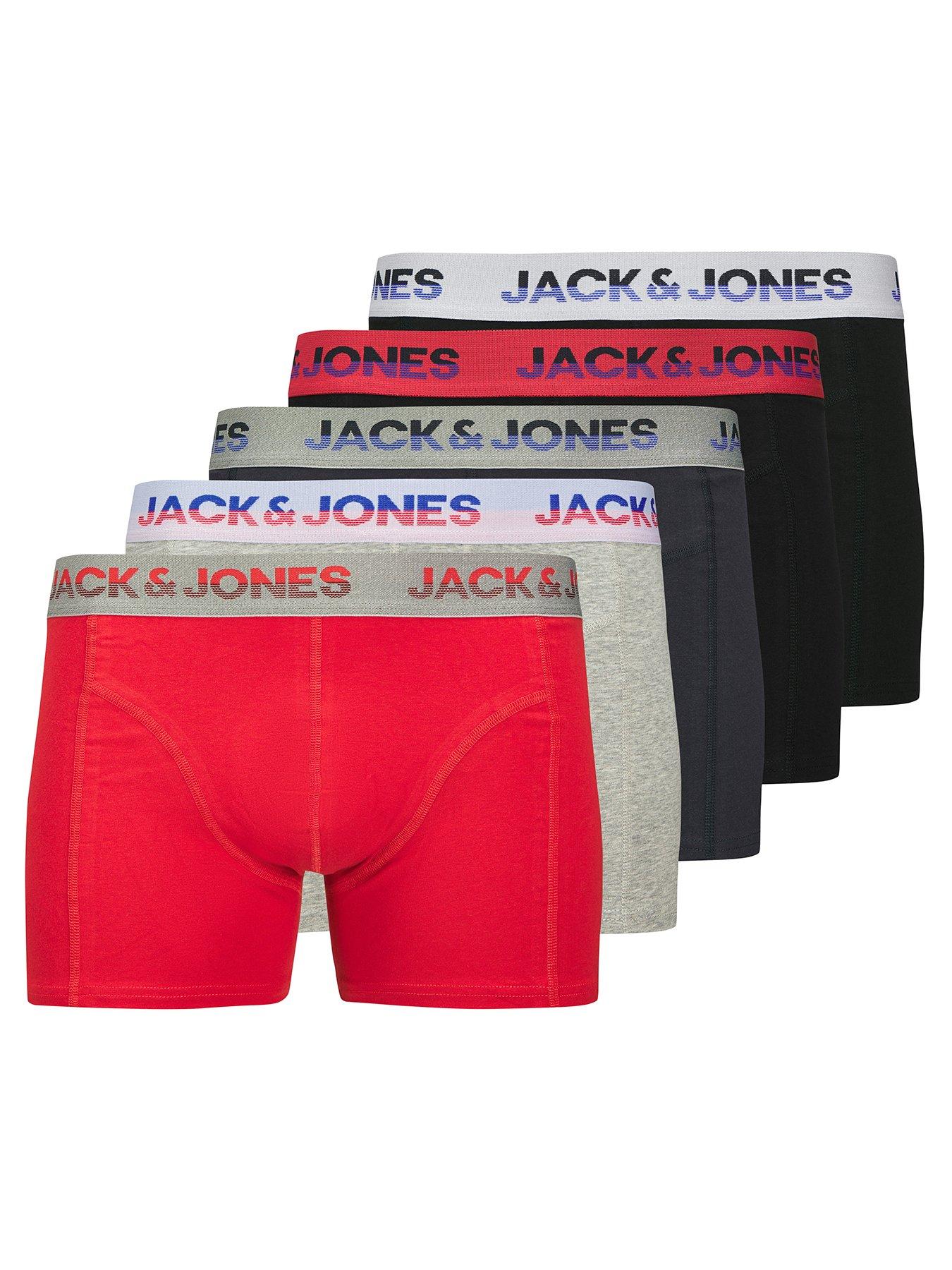 undefined Jadon 5 Pack Logo Waistband Trunks - Multi