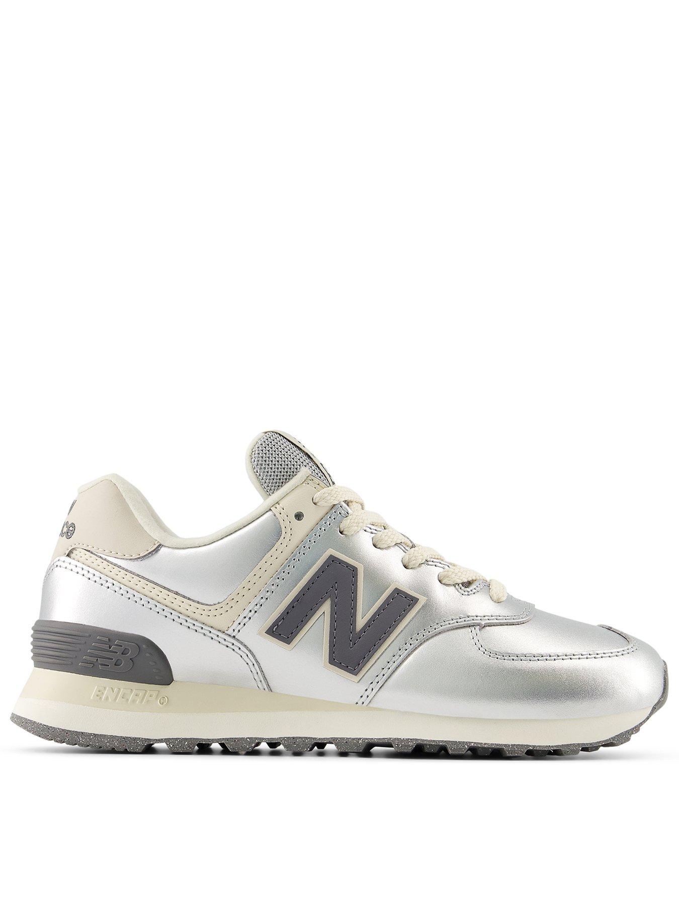 Image 1 of 5 of New Balance Women's 574 Trainers - Silver