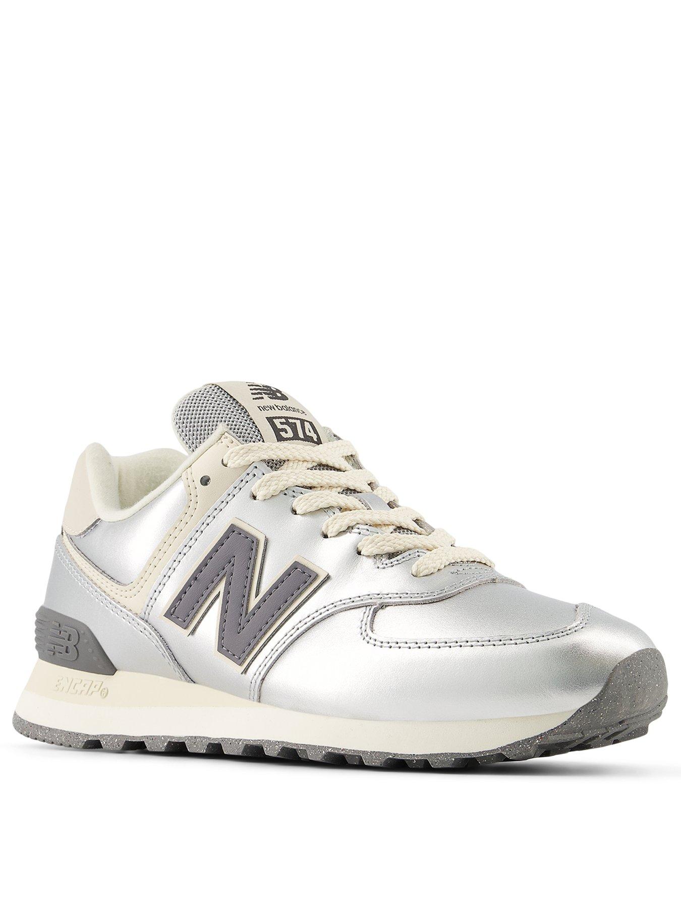 Image 2 of 5 of New Balance Women's 574 Trainers - Silver