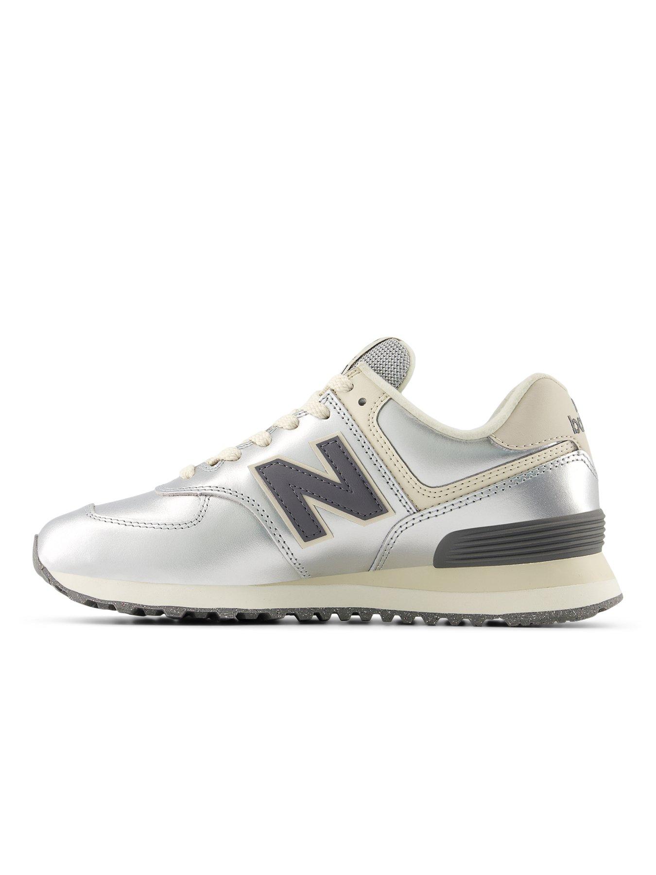 Image 5 of 5 of New Balance Women's 574 Trainers - Silver
