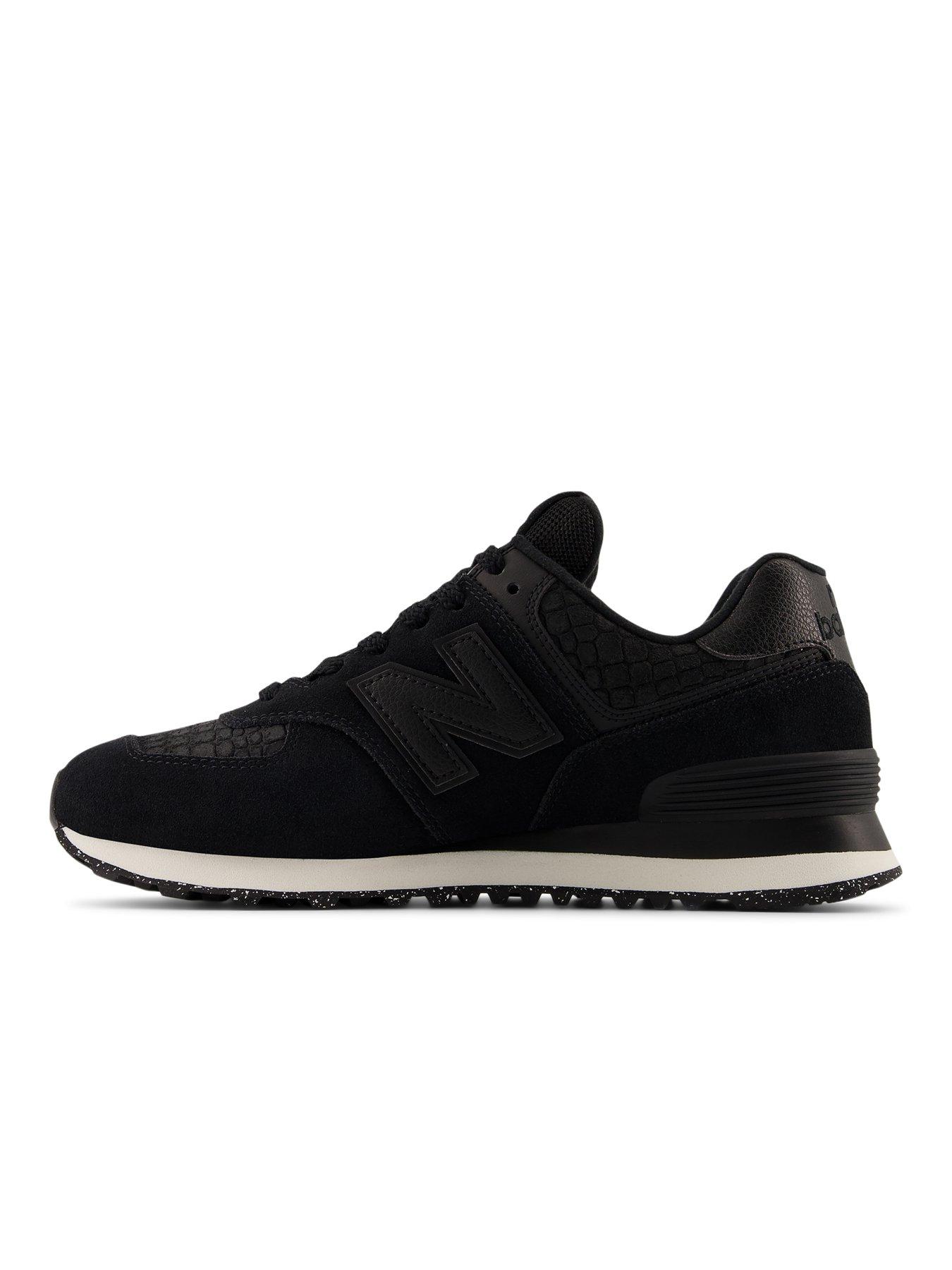  image of new-balance-womens-574-trainers-blackanimal