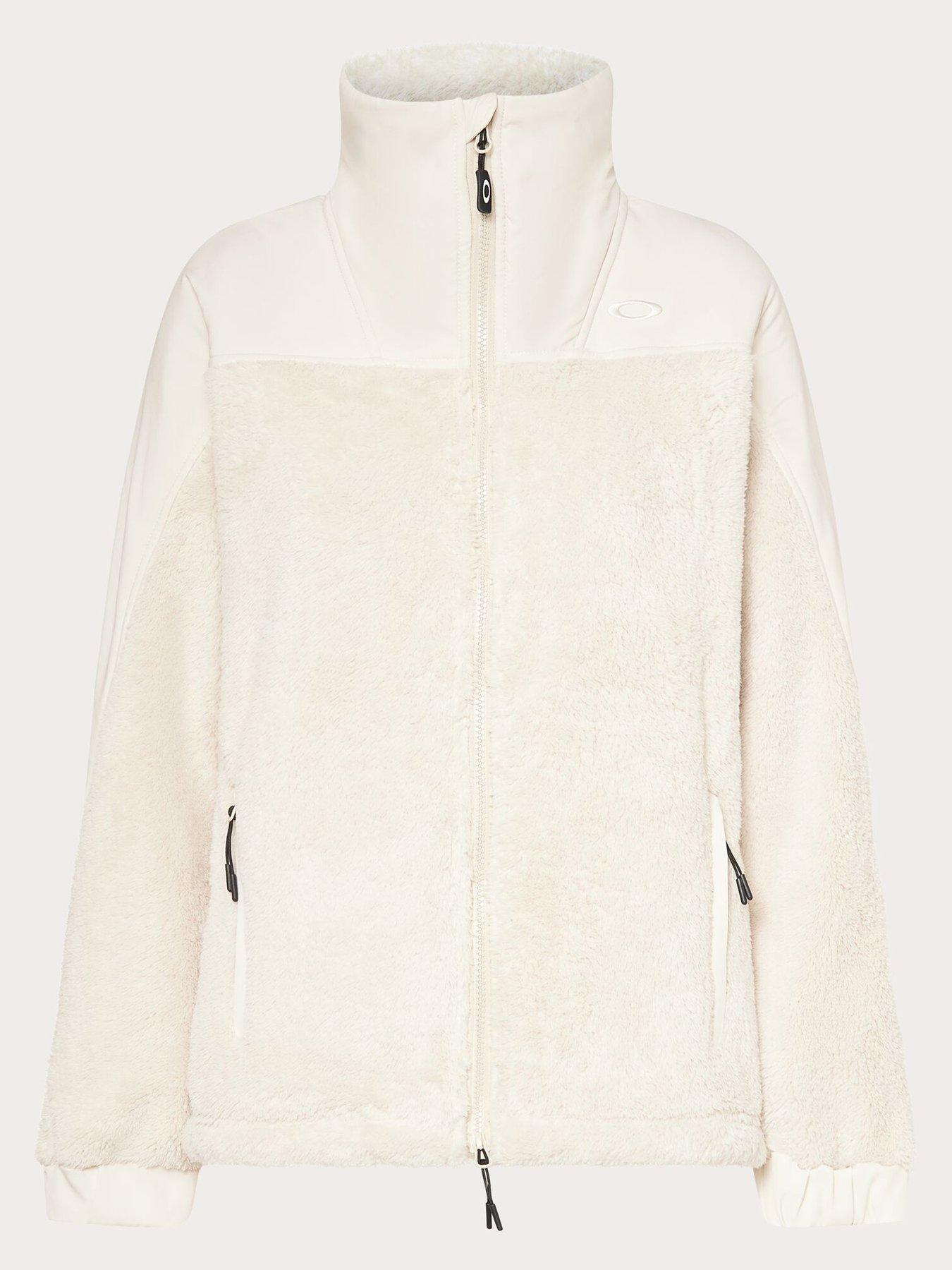 Image 5 of 6 of Oakley Womens Mountain Fire Sherpa Fleece - White
