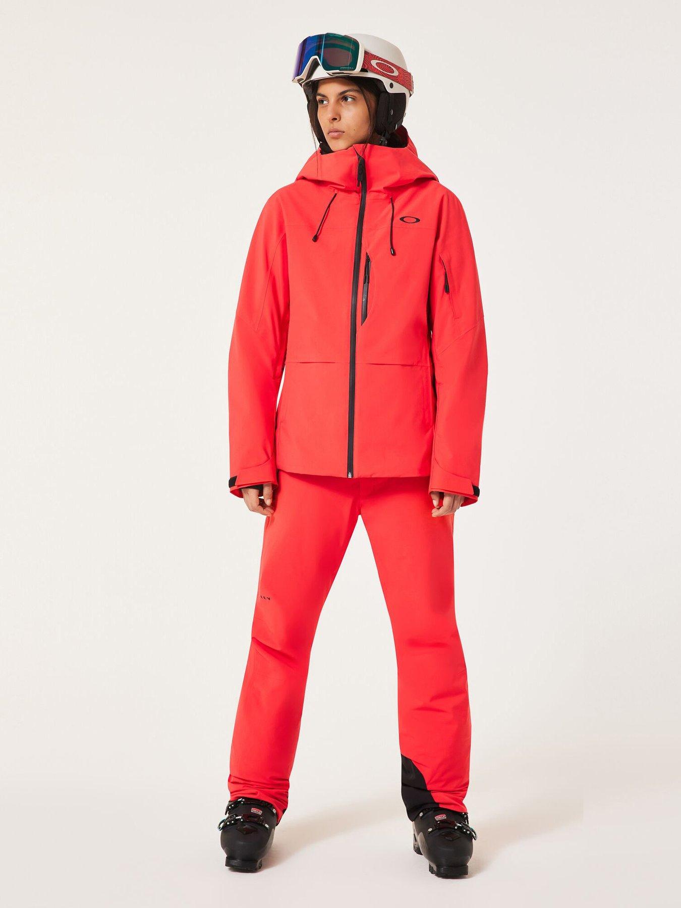 Oakley Womens Canopy Insulated Ski Jacket - Red