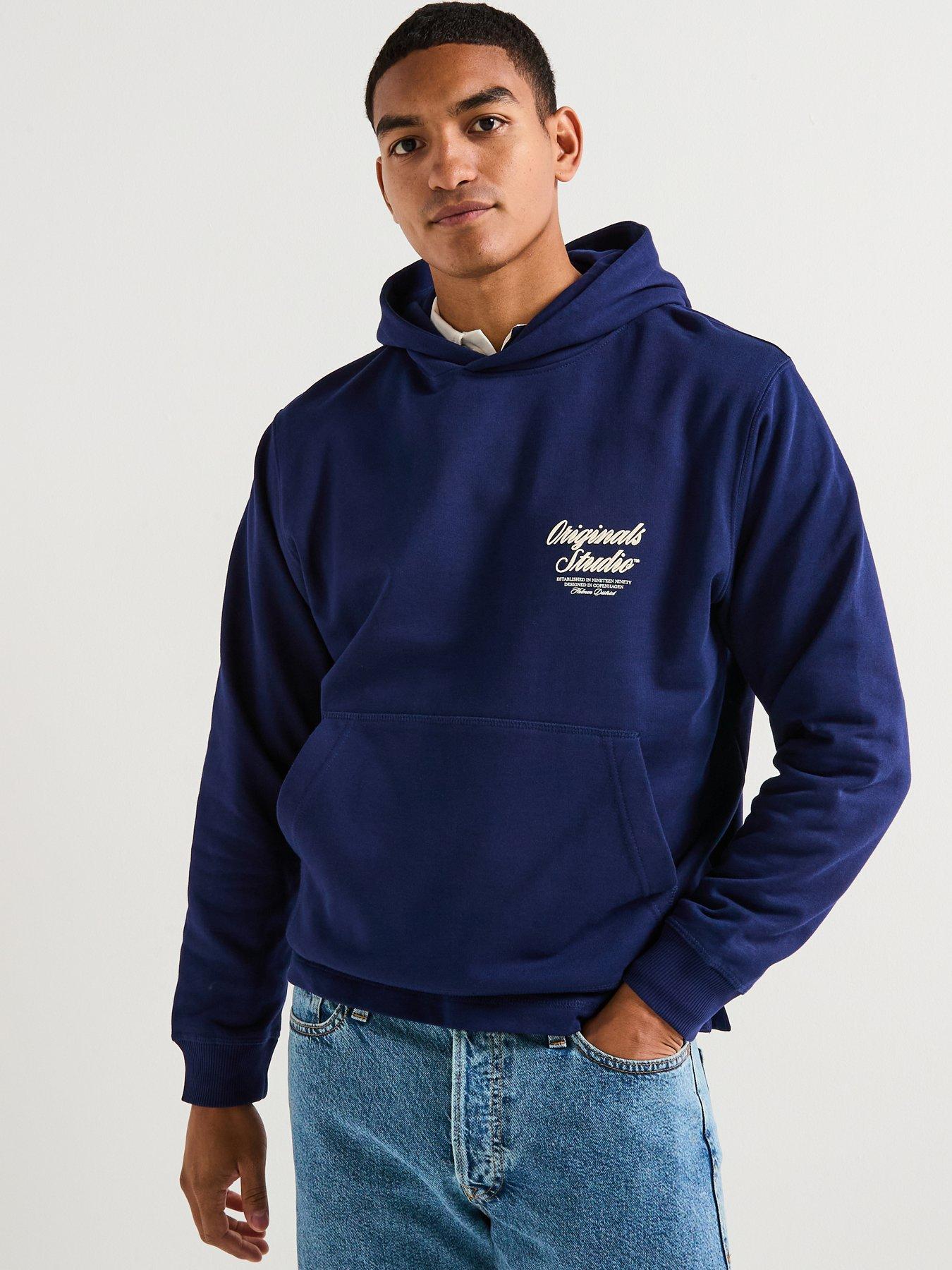 undefined Norrebro Back Print Hoodie - Navy