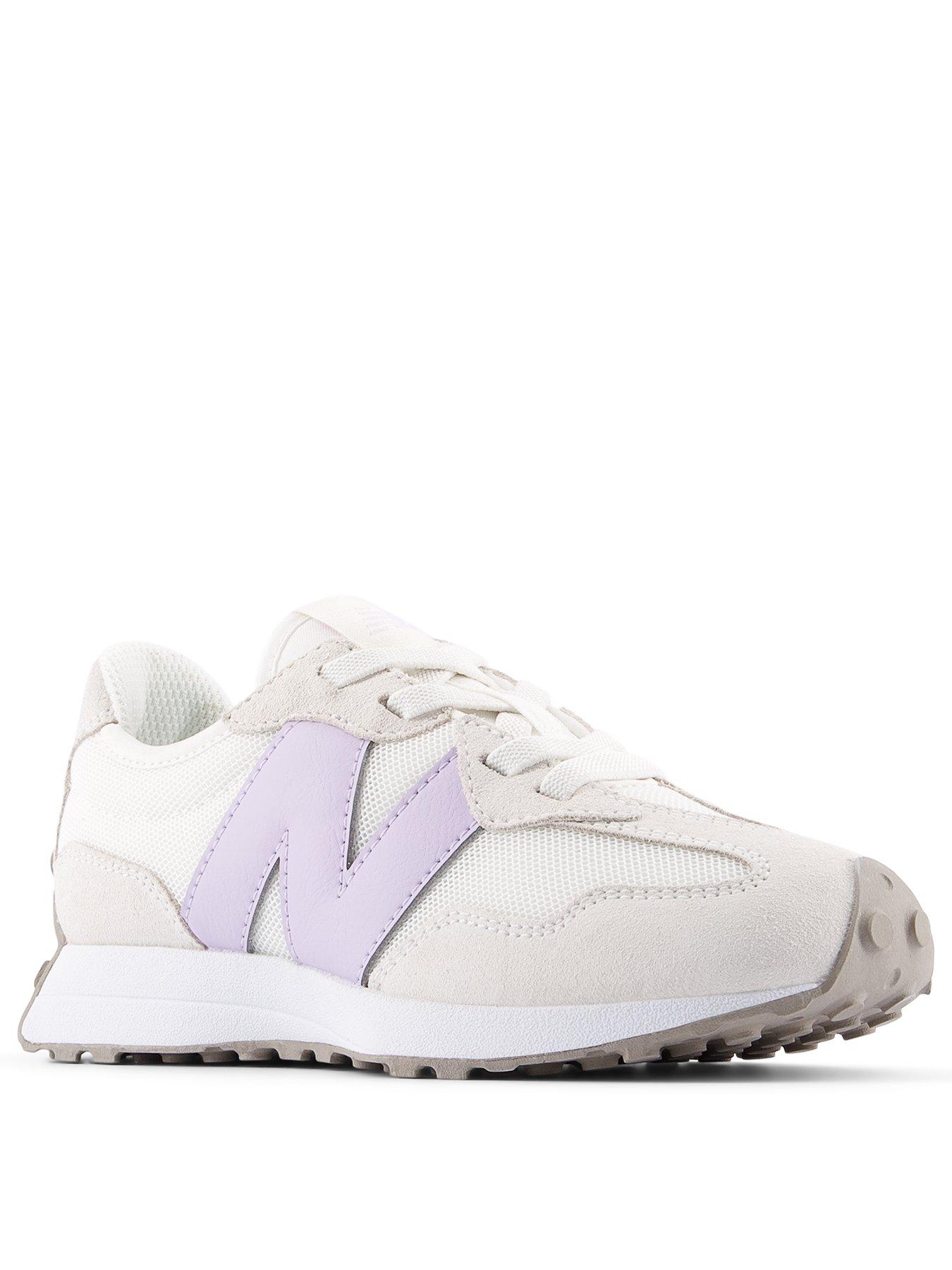 Image 2 of 5 of New Balance Kid's 327 Trainers - White/purple