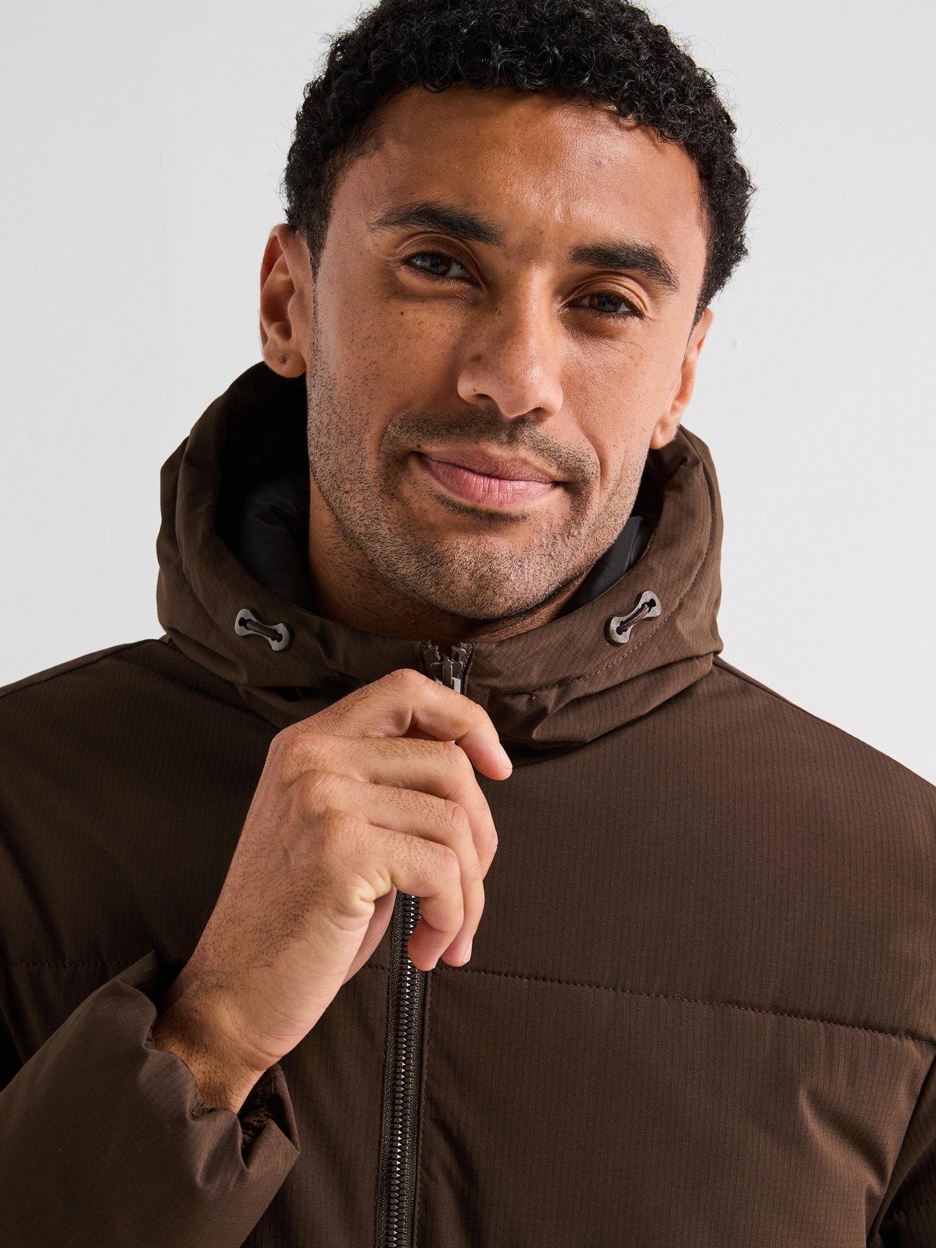 Image 4 of 6 of Jack & Jones Mid Length Padded - Brown