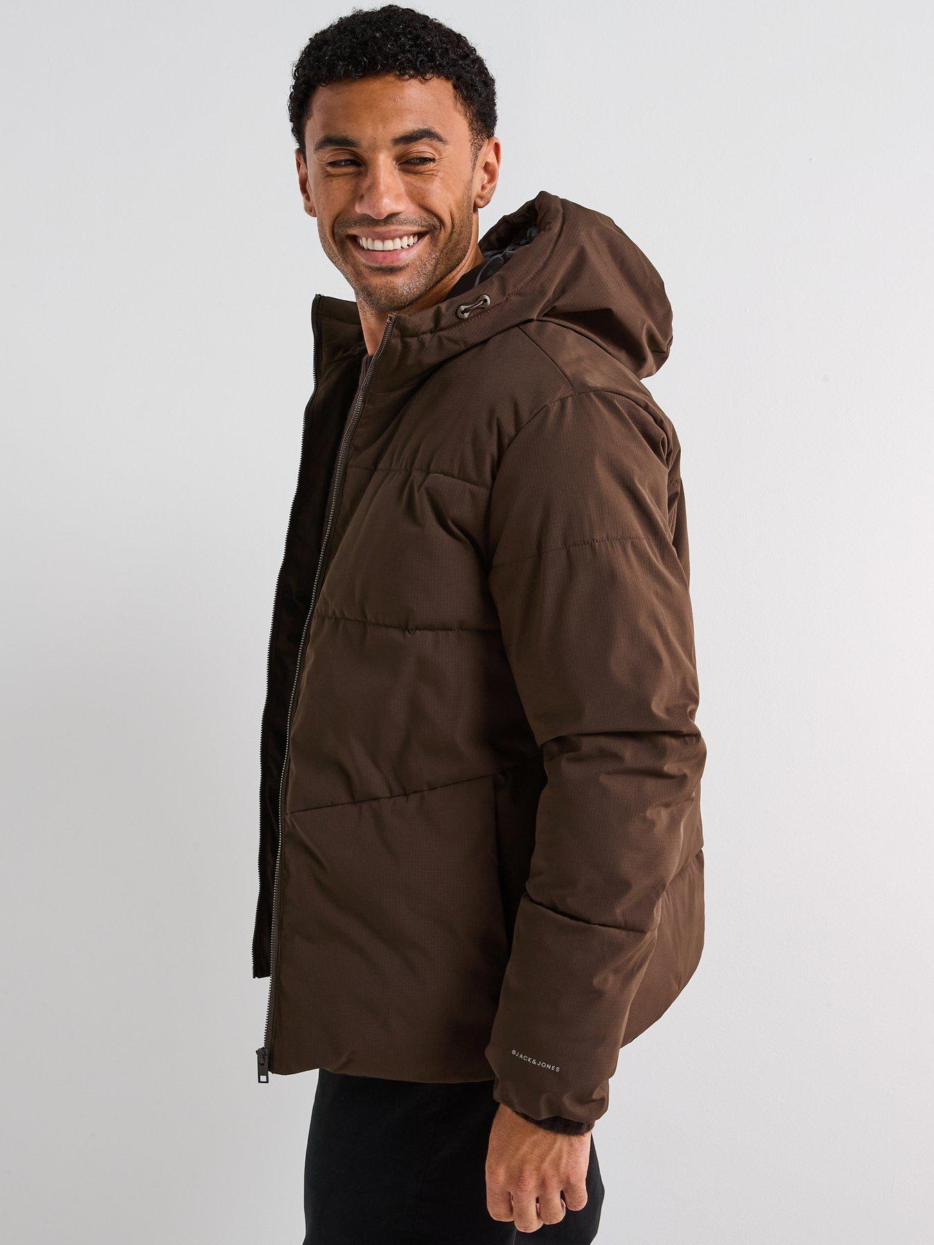 Image 6 of 6 of Jack & Jones Mid Length Padded - Brown