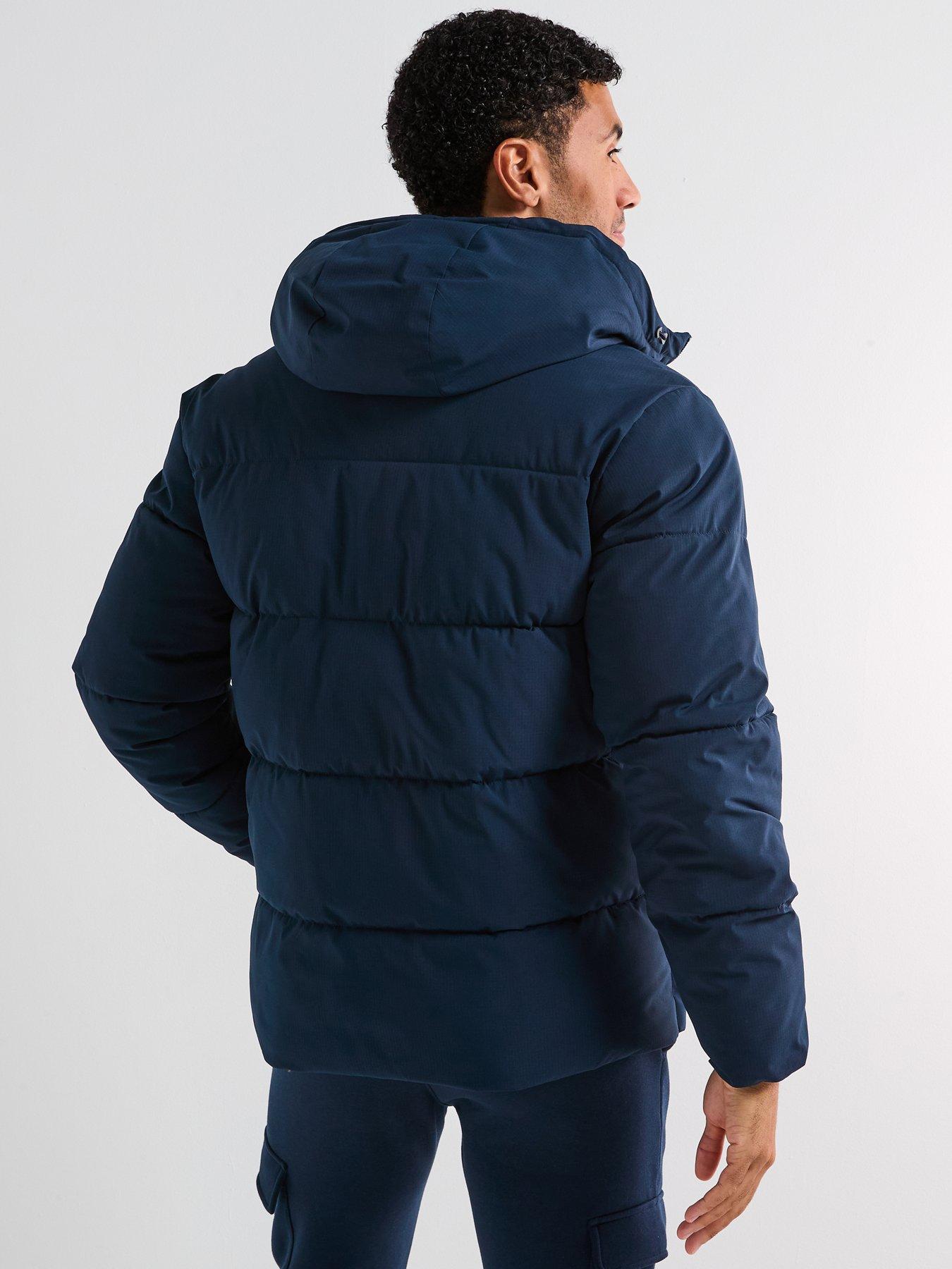 Image 2 of 6 of Jack & Jones Mid Length Padded - Navy
