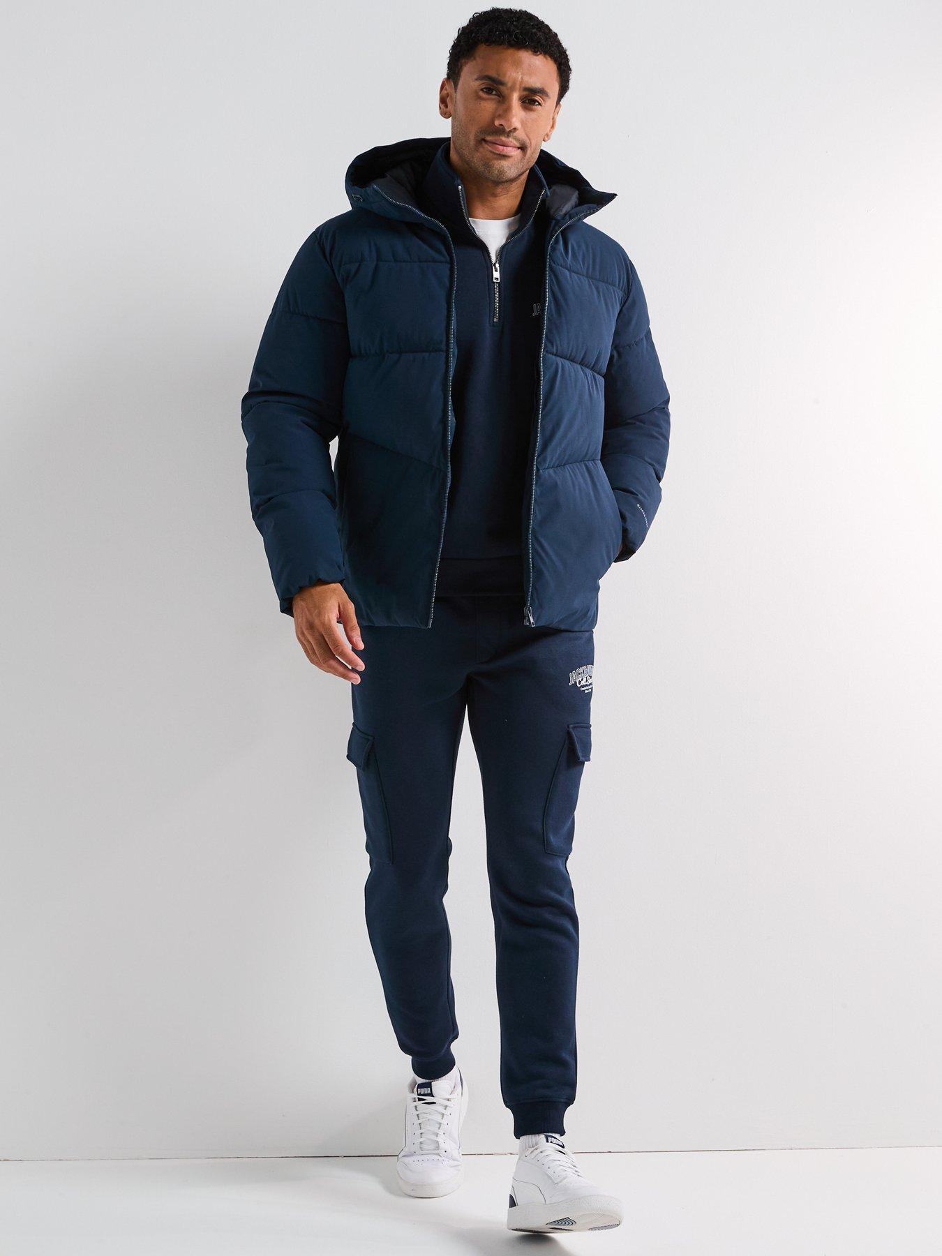 Image 3 of 6 of Jack & Jones Mid Length Padded - Navy